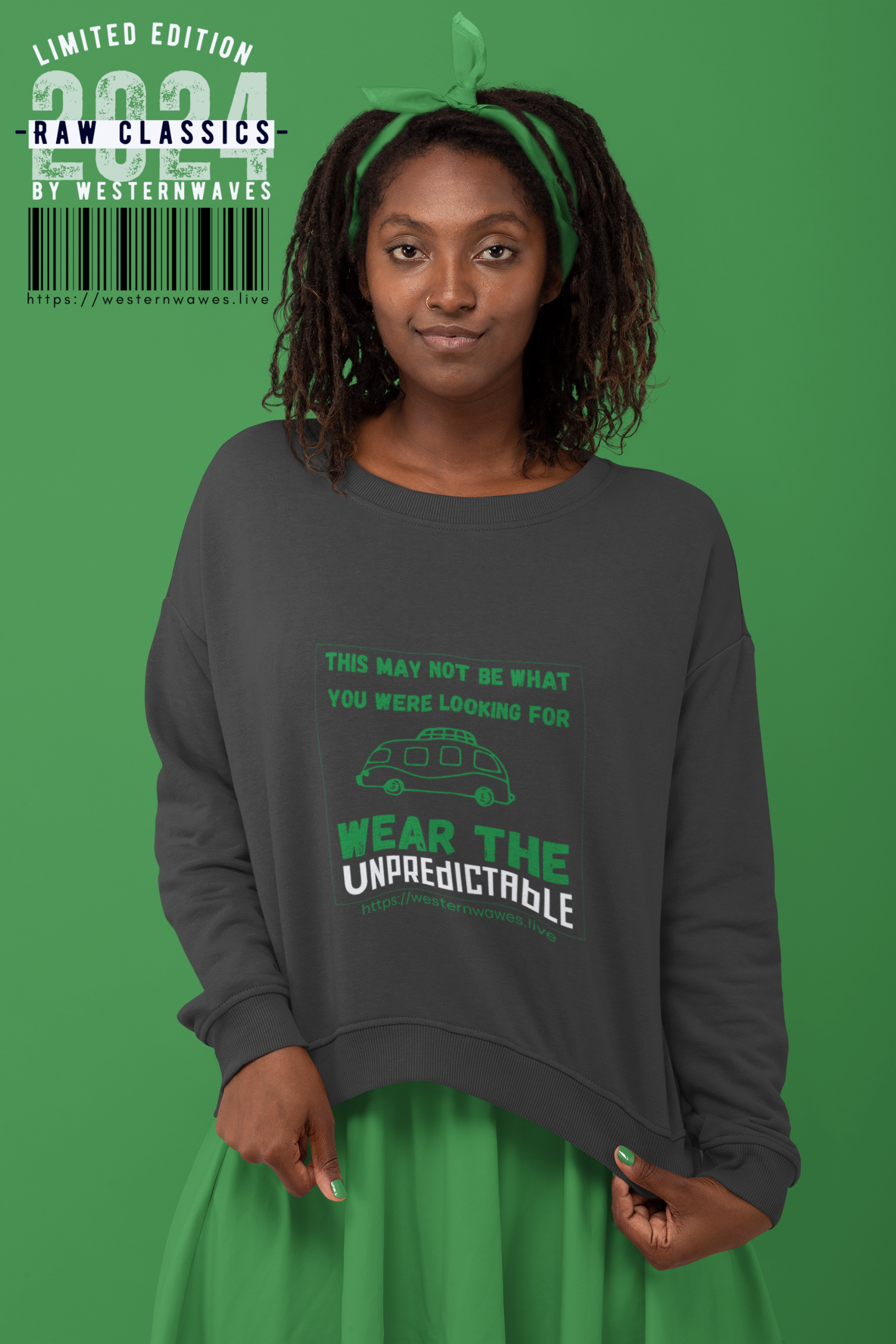 Unisex Garment-Dyed Sweatshirt_ N3+ Series UGDSS PT2WW004_ WesternWaves Limited Edition: