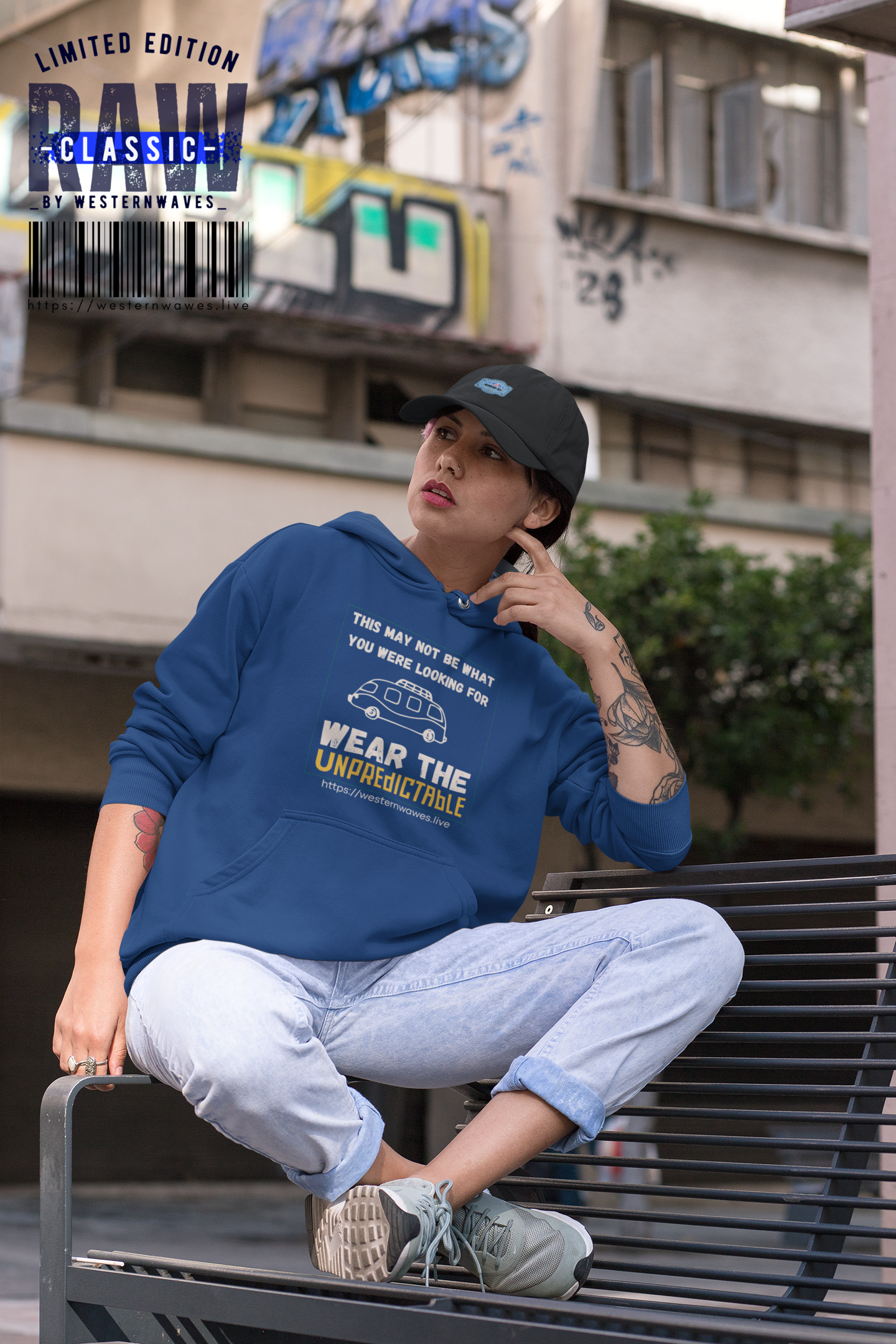 Unisex Cruiser 2.0 Hoodie – N3+ Series USC2.0H PT2WW001_ Limited Edition Eco-Friendly Comfort & Style by WesternWaves: