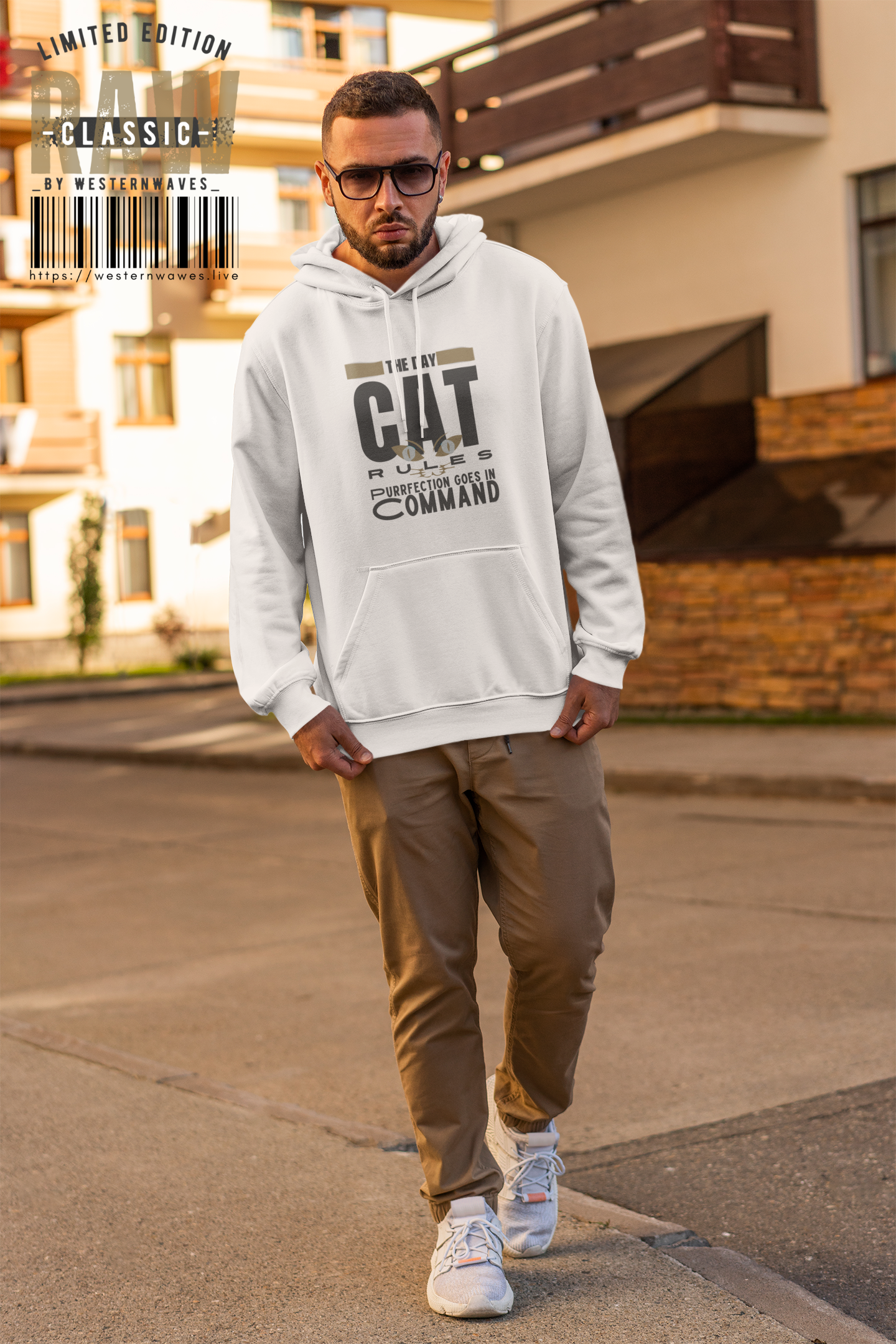 Unisex Midweight Softstyle Fleece Hoodie_ N3+ Series USMWSSFH PT2WW008_ Limited Edition Luxuriously Soft 100% Cotton Face by WesternWaves: