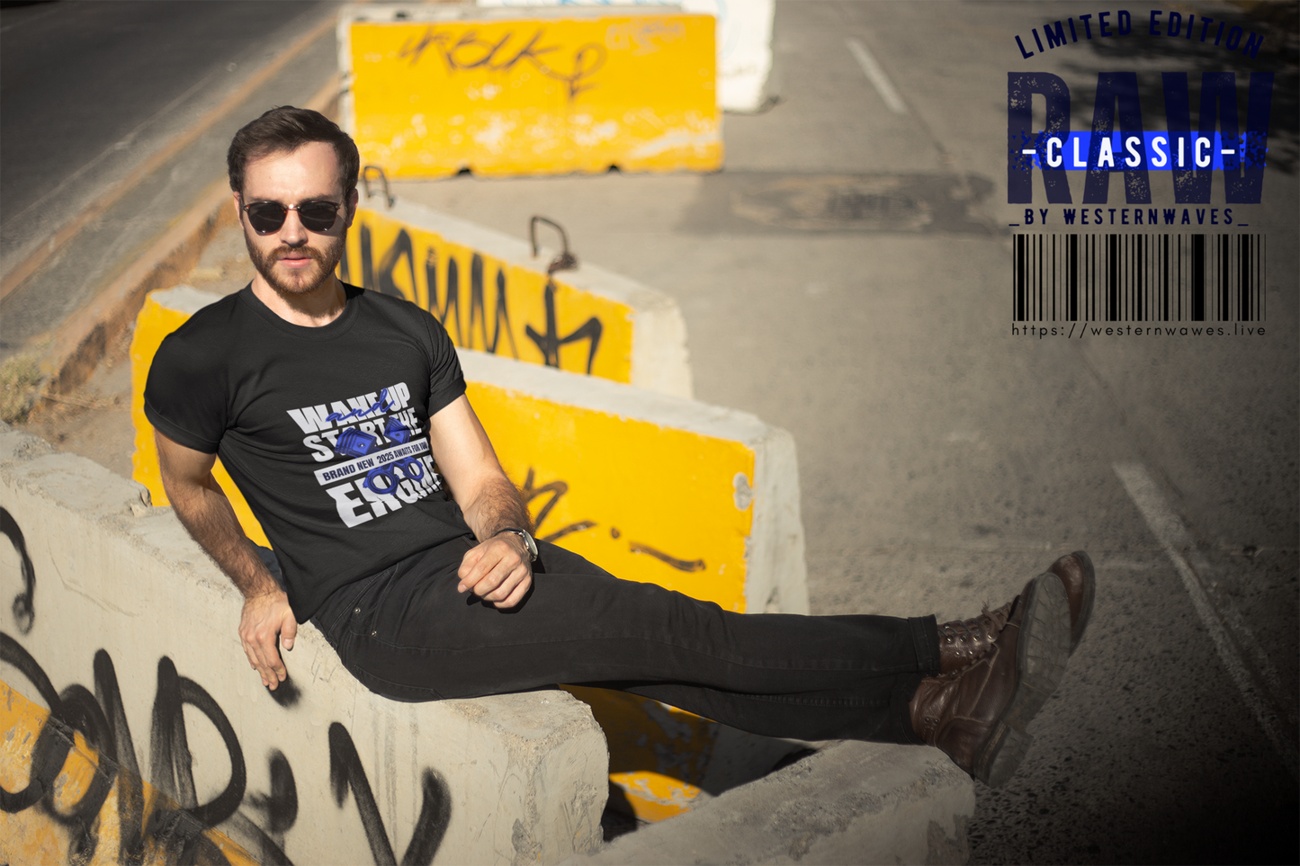Unisex Softstyle T-Shirt_ N3+ Series USSTS FT2WW004_ Redefine Relaxation Limited Edition by WesternWaves: