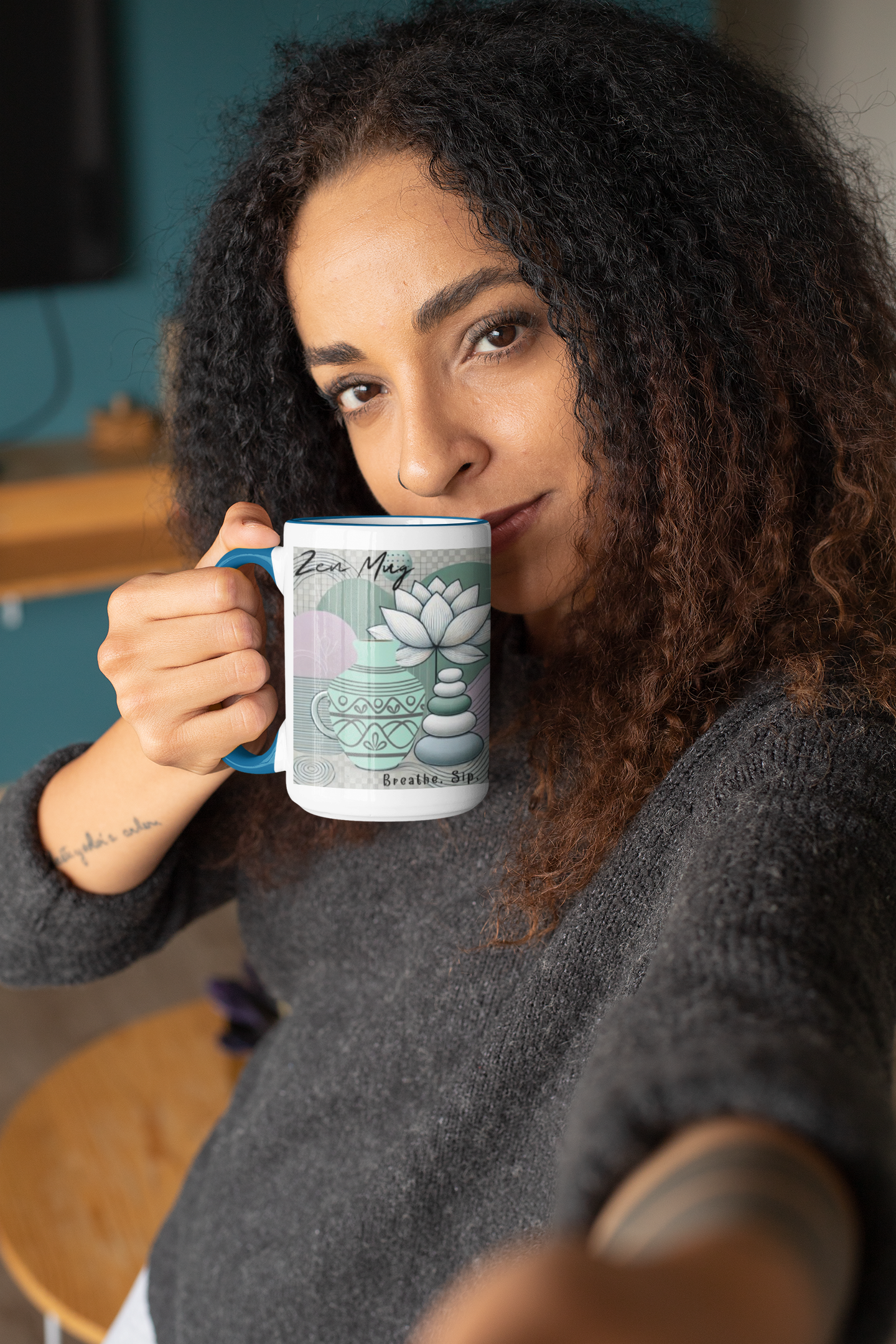 Ceramic Mug, (11oz, 15oz)_ N3+ Series CM10OZ&15OZ PT2WW002_ Limited Edition by WesternWaves: