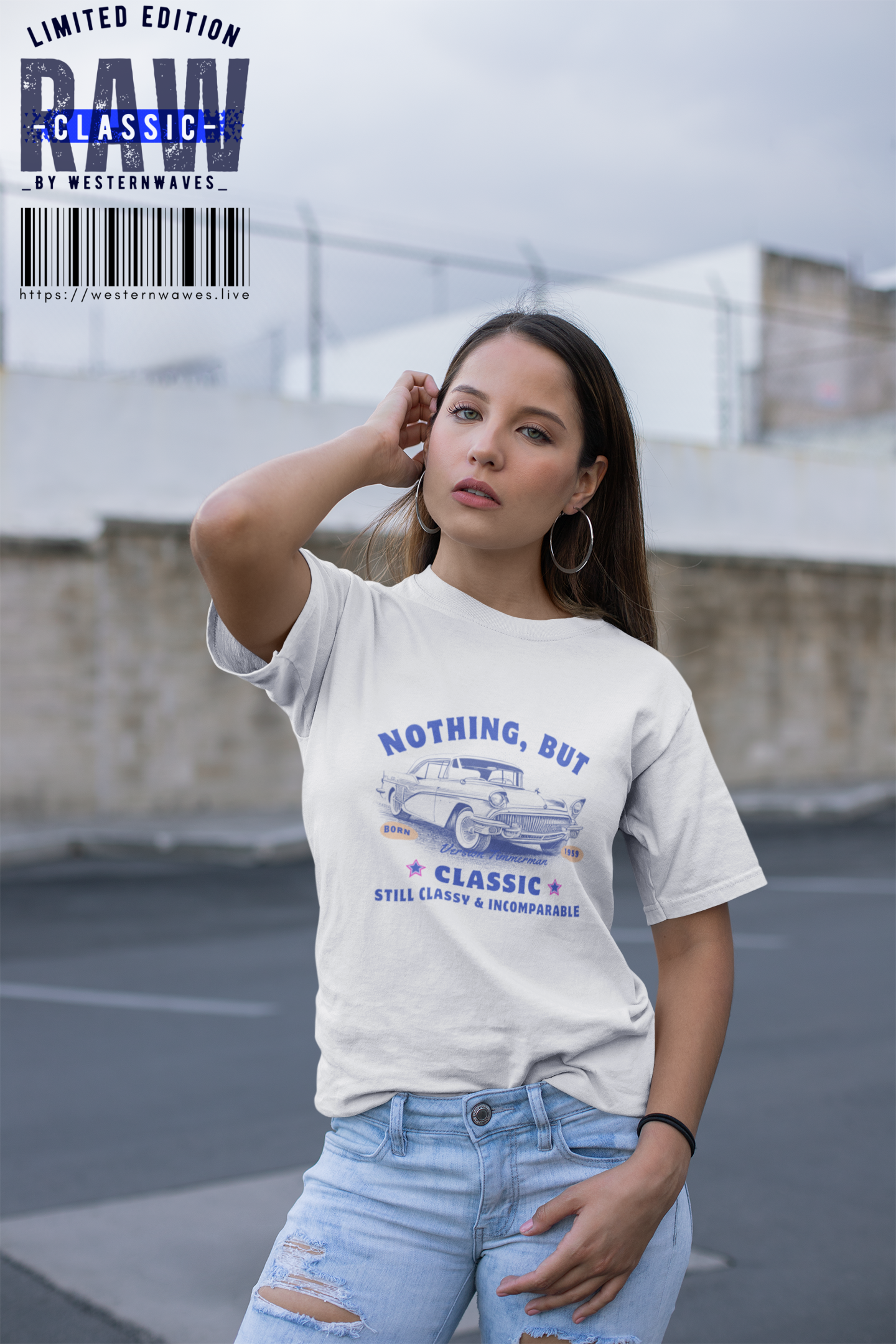 Unisex Ultra Heavy Cotton Box Tee_ N3+ Series USUHCBTEE PT2WW001_ Limited Edition Soft & Durable Feel by WesternWaves: