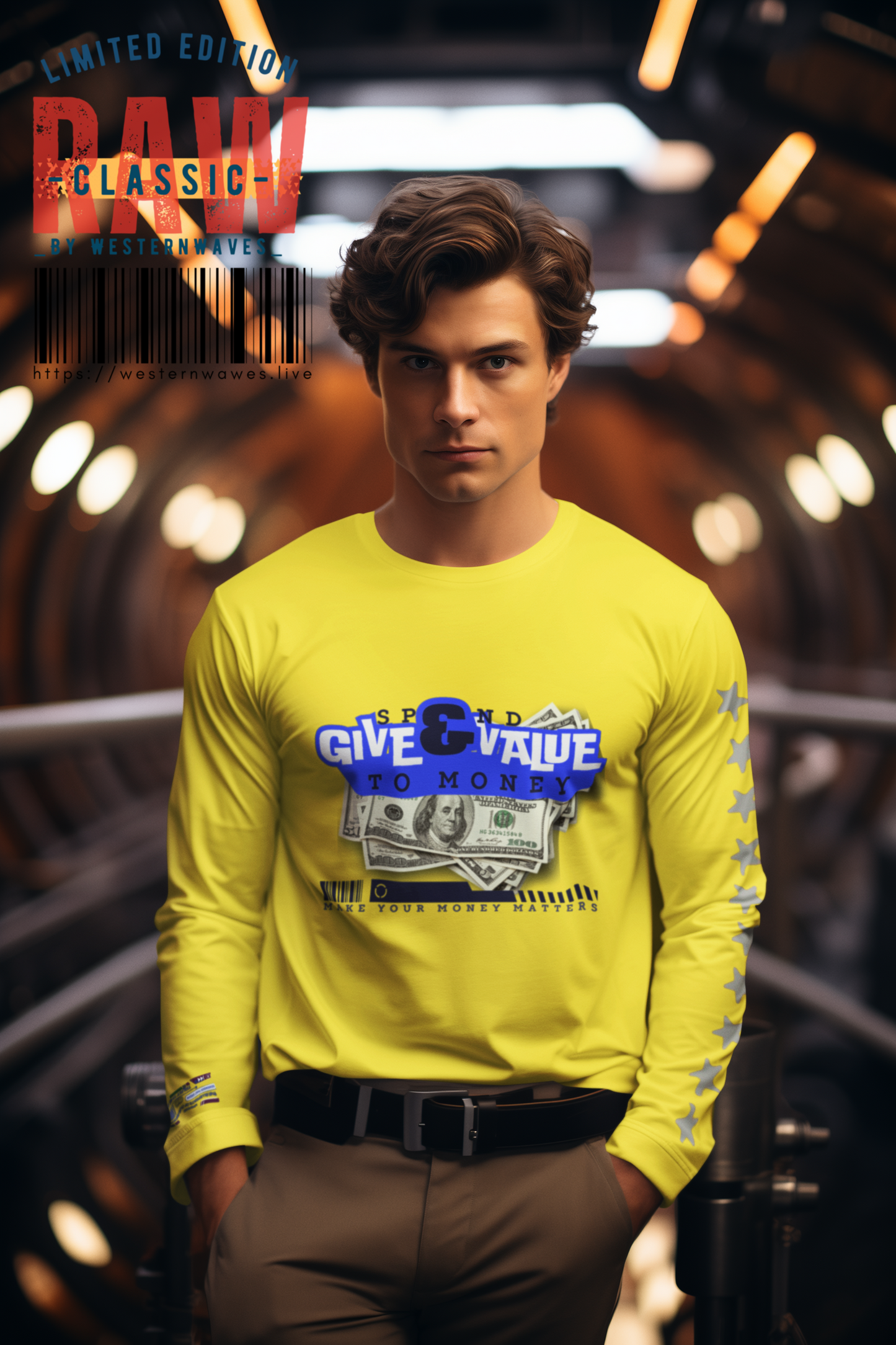Unisex Heavy Blend™ Crewneck Sweatshirt_ N3+ Series UHBCSS PT2WW036_ Limited Edition Pure Luxury By WesternWaves: