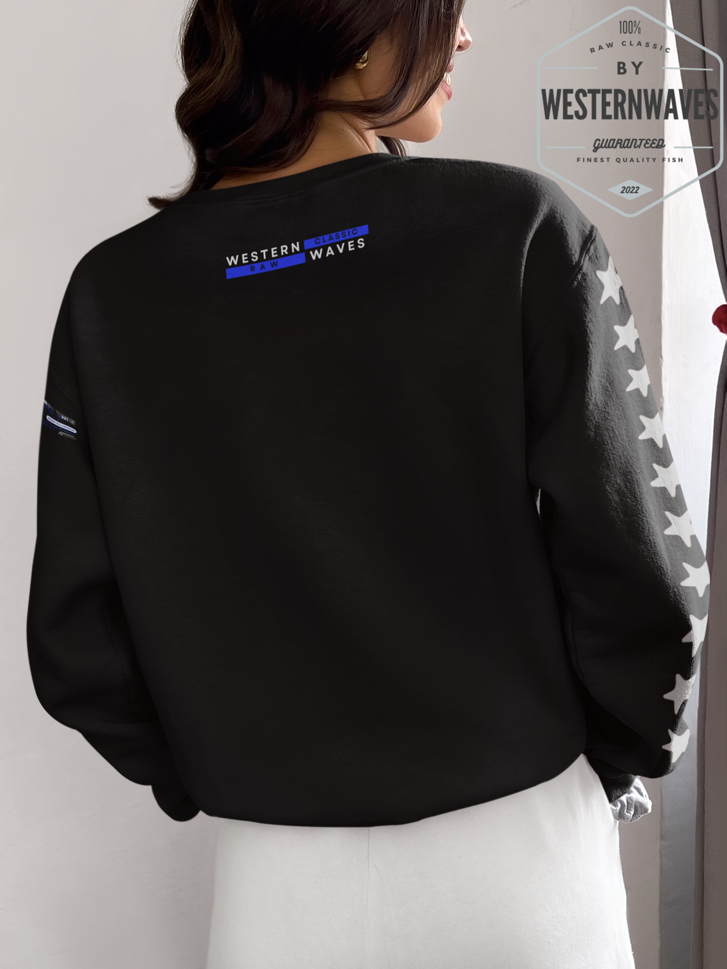 Unisex Heavy Blend™ Crewneck Sweatshirt_ N2+ Series UHBCSS PT2WW037_ Limited Edition Pure Luxury By WesternWaves: