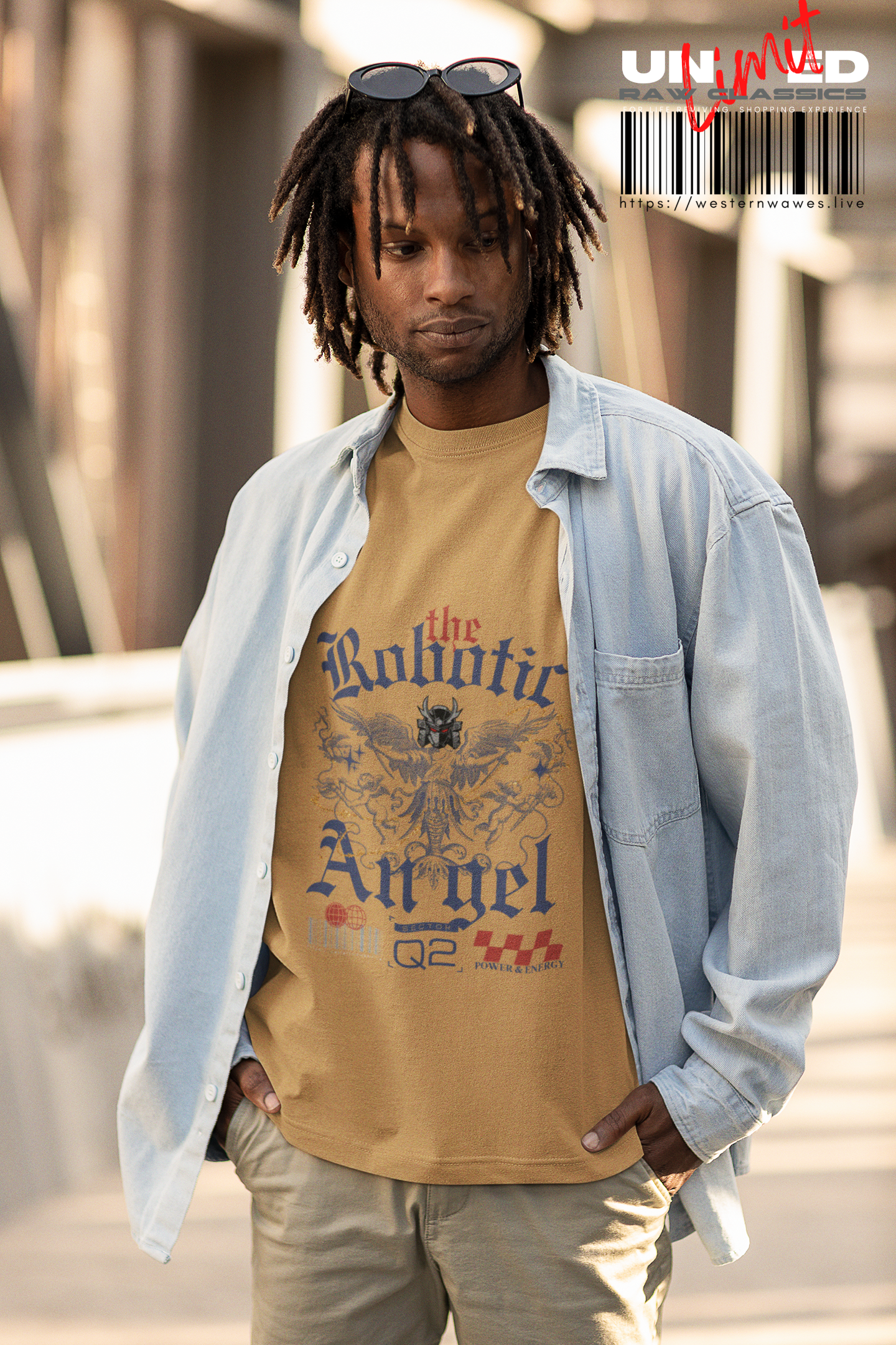Unisex Ultra Heavy Cotton Box Tee_ N3+ Series USUHCBTEE PT2WW005_ Limited Edition Soft & Durable Feel by WesternWaves: