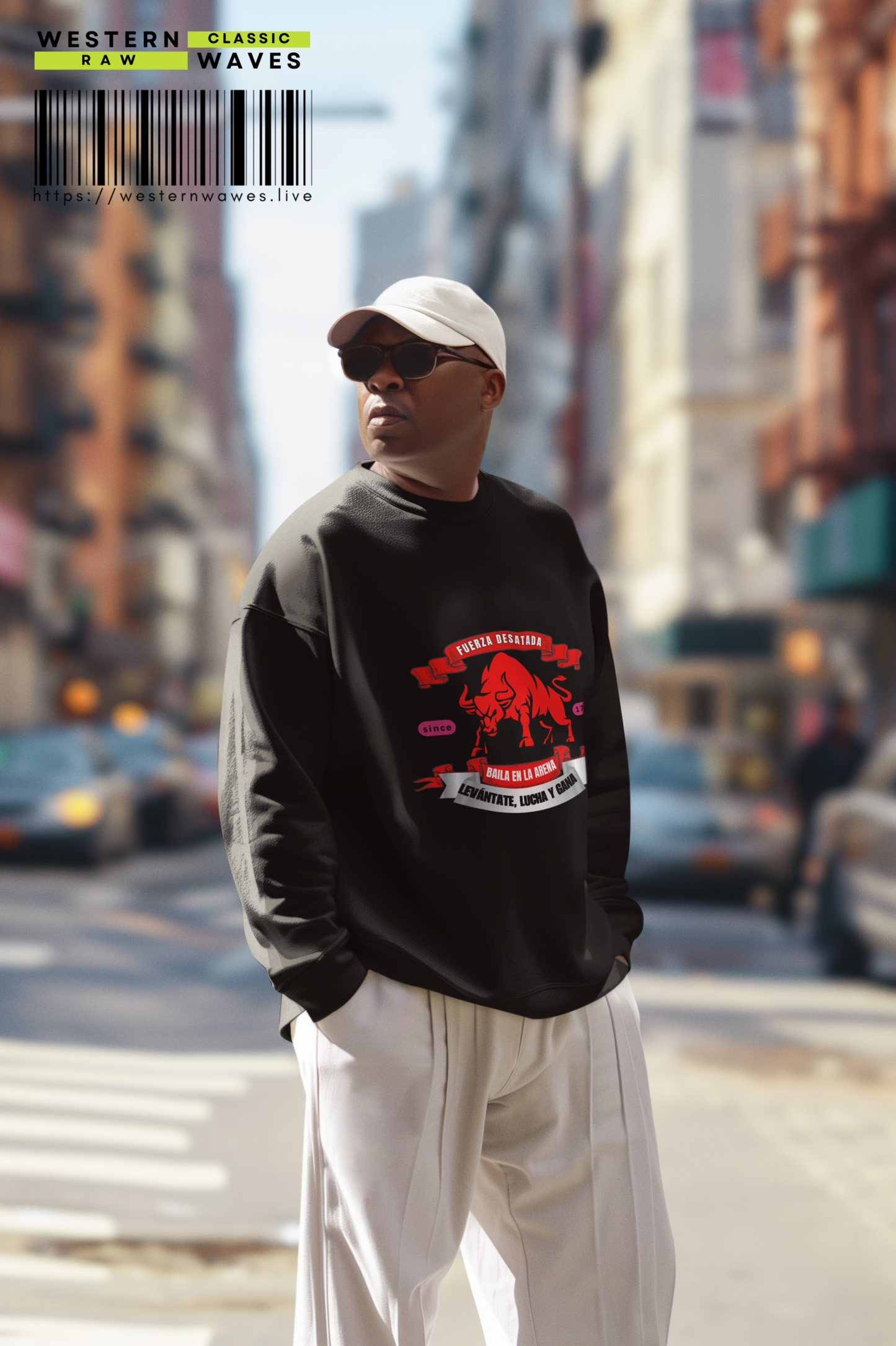 Unisex Heavy Blend™ Crewneck Sweatshirt_ N3+ Series UHBCSS PT2WW038_ Limited Edition Pure Luxury By WesternWaves: