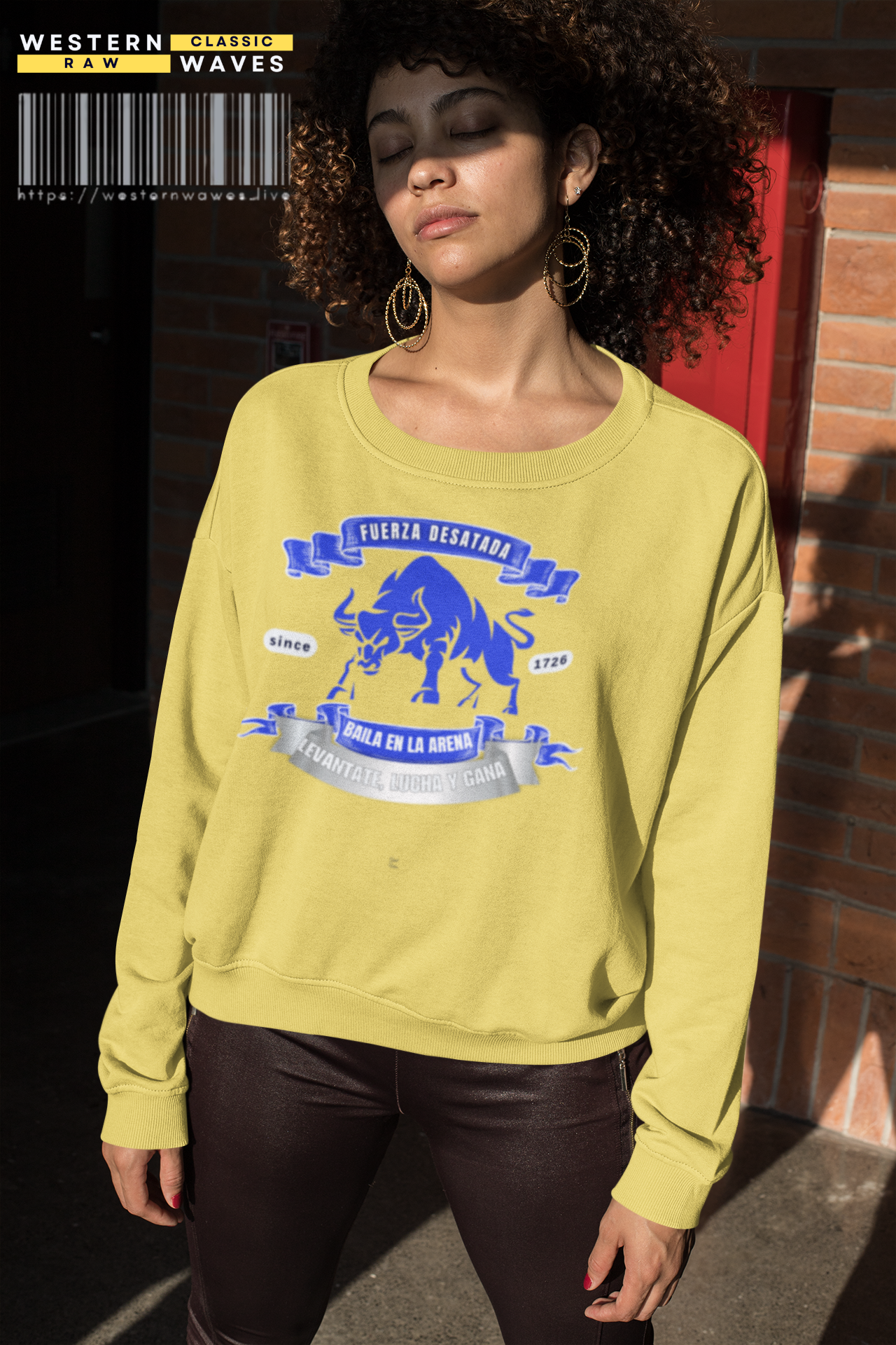 Unisex Heavy Blend™ Crewneck Sweatshirt_ N3+ Series UHBCSS PT2WW038_ Limited Edition Pure Luxury By WesternWaves:
