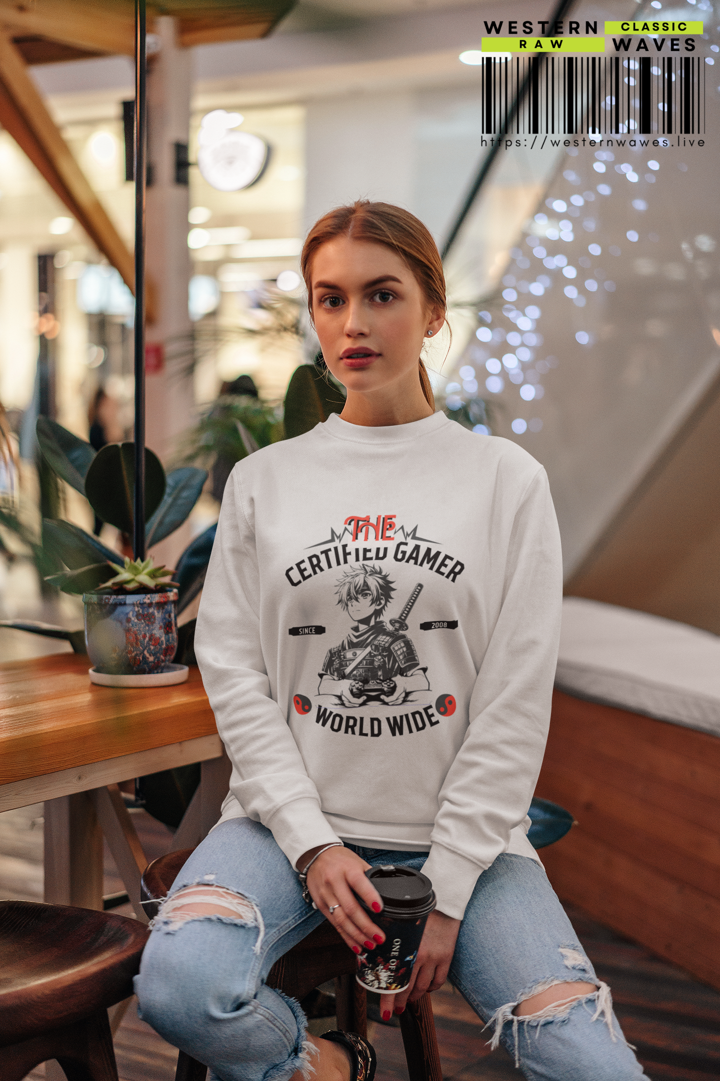 Youth Crewneck Sweatshirt_ N2+ Series YCNSS PT2WW004_ Limited Edition Perfect Companion for the School, Sports & Casual hangouts by WesternWaves:
