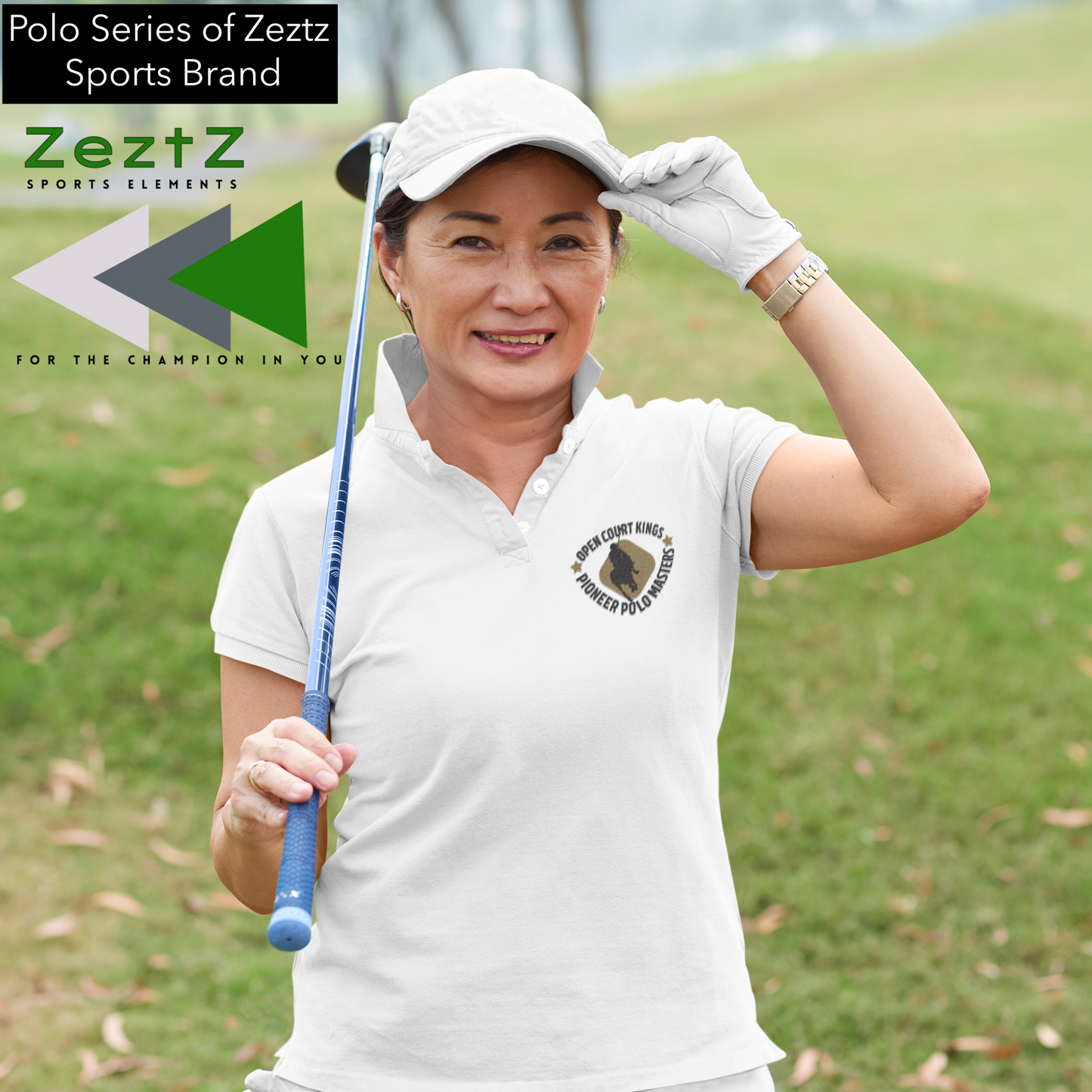 Men's Sport Polo Shirt_ N3+ Series MSPS PT2WW003_ Limited Edition Premium Performance & Classic Style by WesternWaves under Sports Brand ‘ZeztZ’: