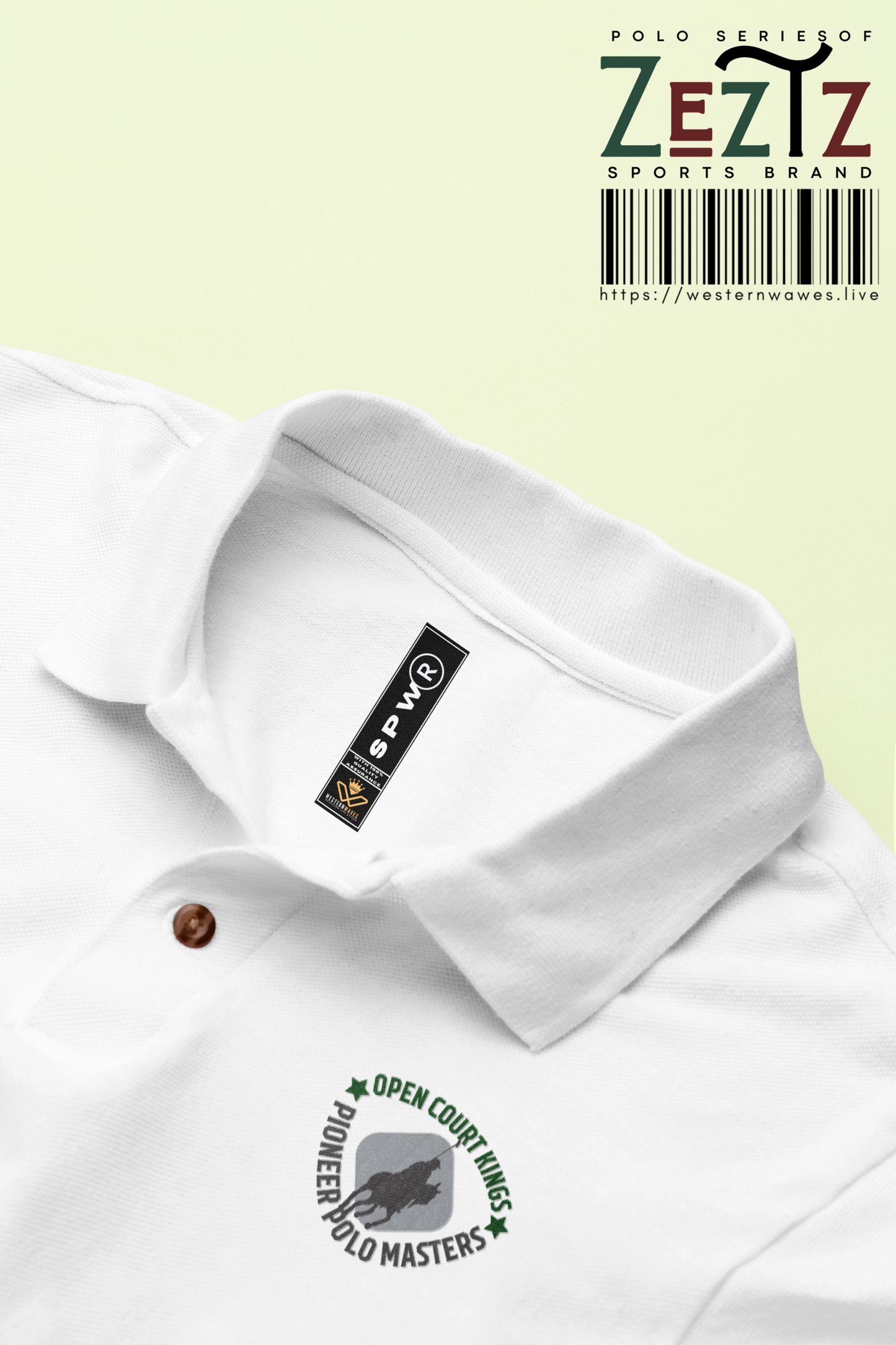 Men's Sport Polo Shirt_ N3+ Series MSPS PT2WW003_ Limited Edition Premium Performance & Classic Style by WesternWaves under Sports Brand ‘ZeztZ’: