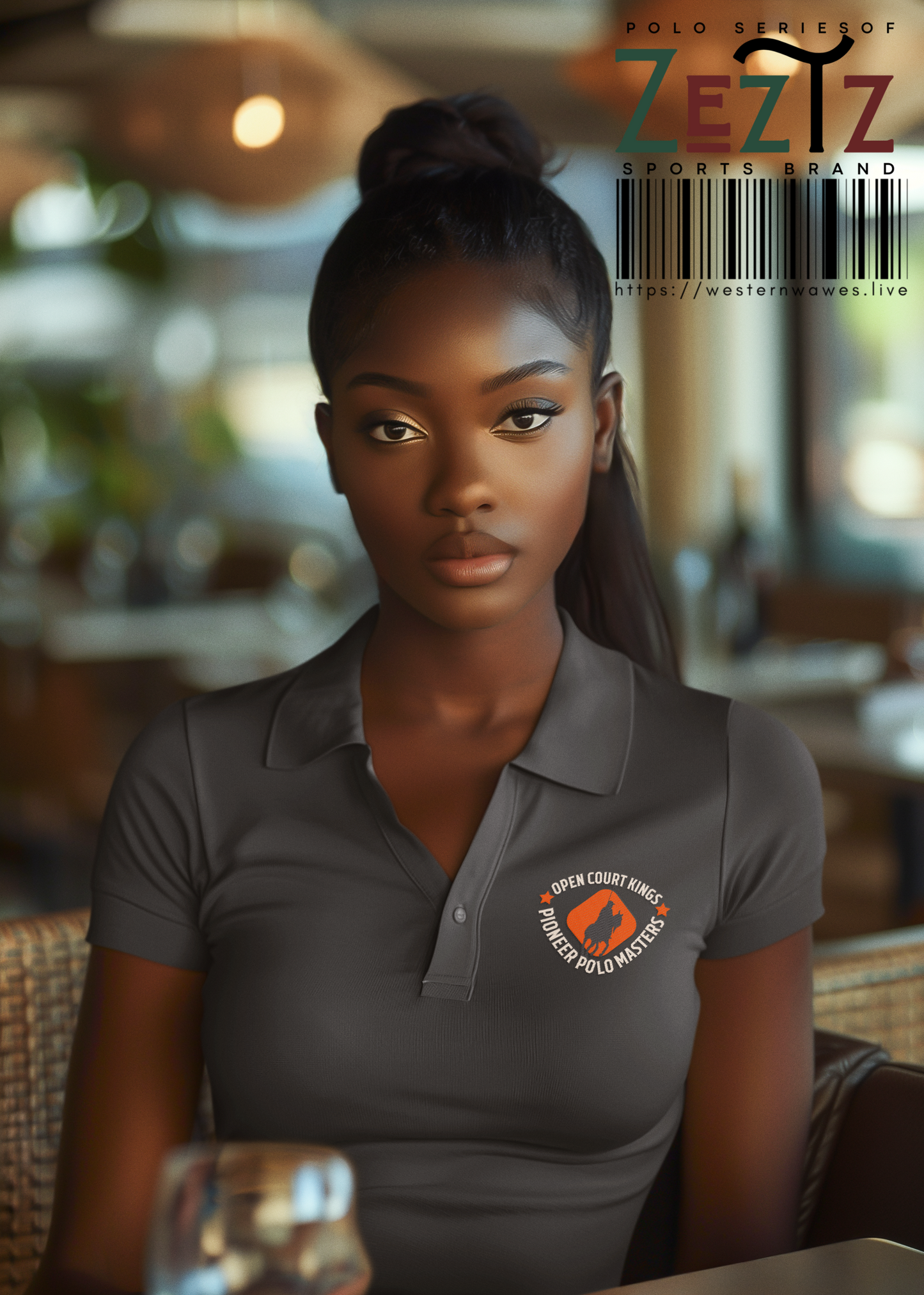 Men's Sport Polo Shirt_ N3+ Series MSPS PT2WW003_ Limited Edition Premium Performance & Classic Style by WesternWaves under Sports Brand ‘ZeztZ’: