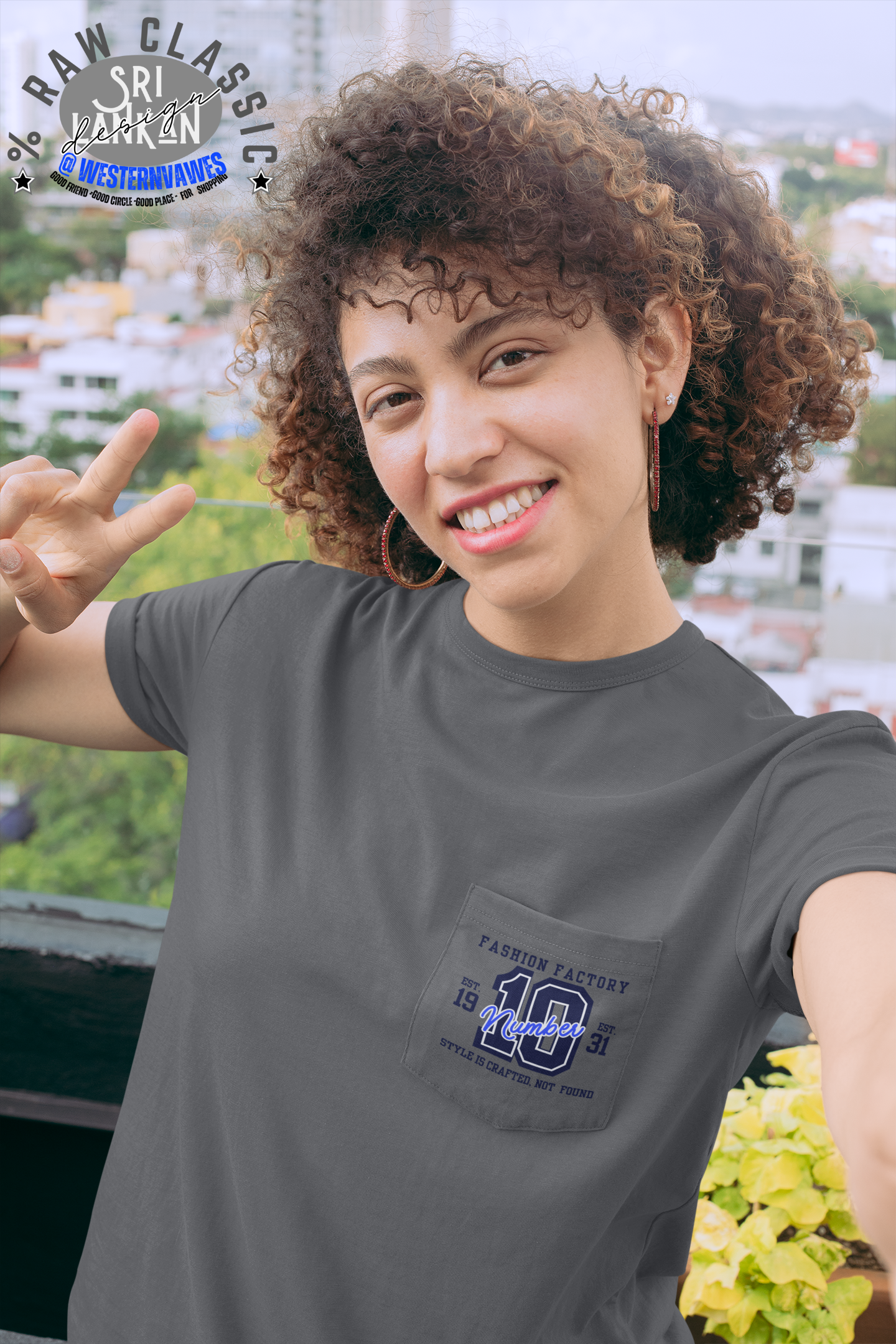Unisex Garment-Dyed Pocket T-Shirt_ N3+ Series USGDPTS PT2WW001_ Limited Edition Raw Classic by WesternWaves: