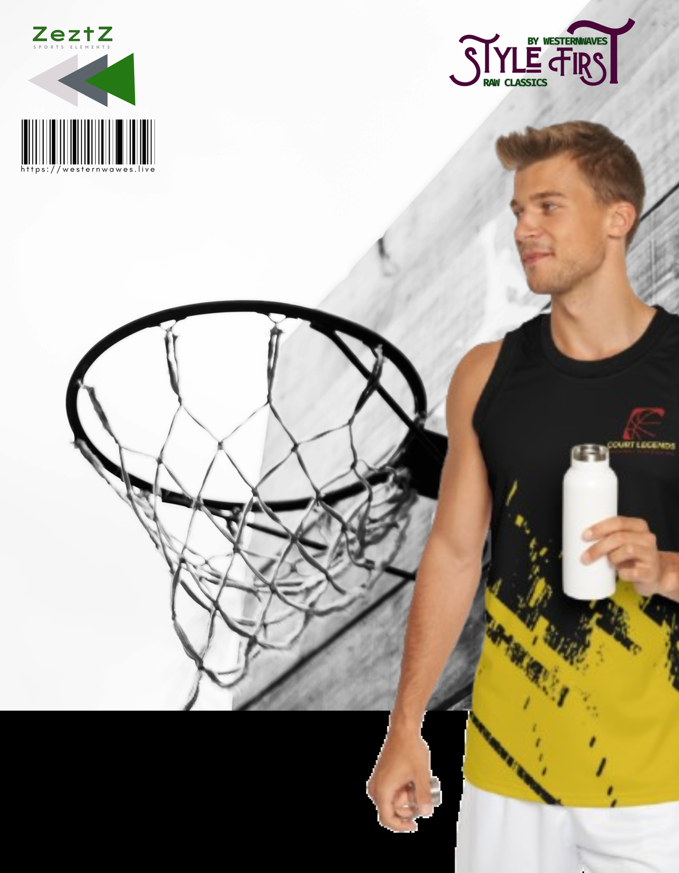 Unisex Basketball Jersey (AOP)_ N3+ Series USBBJ PT2WW005_ Limited Edition Urban Swish Basketball Jersey, Under ‘Zeztz’ Brand Sports Elementz by WesternWaves: