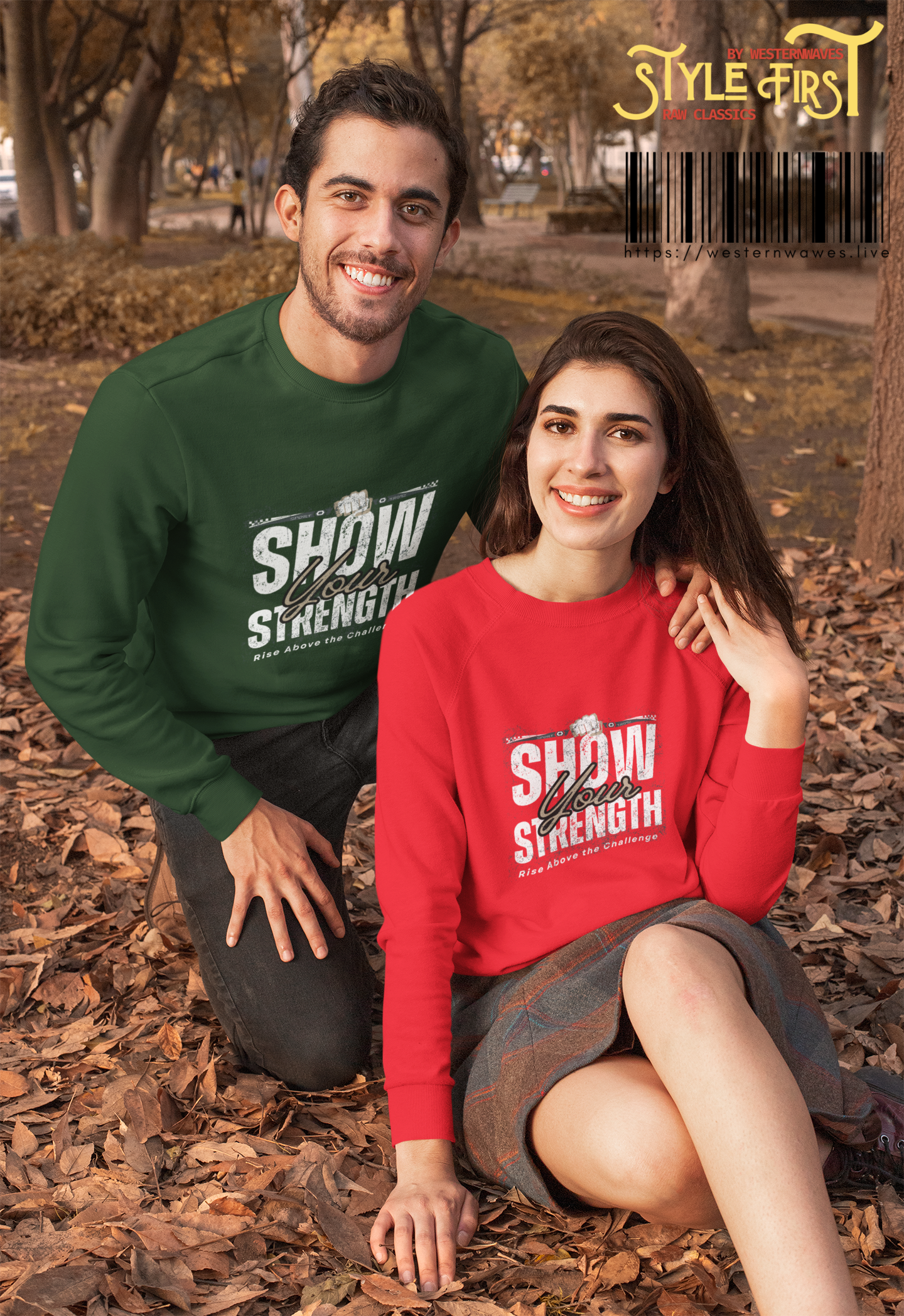 Unisex Midweight Softstyle Fleece Crewneck Sweatshirt_ N2+ Series USMWSSFCNSS PT2WW010_ Limited Edition Stylish Eco-conscious Raw Classic by WesternWaves: