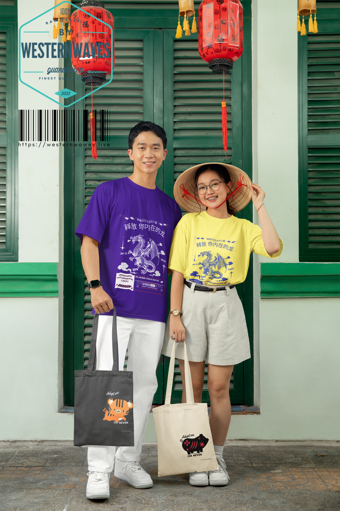 Unisex Cotton Crew Tee_ N3+ Series USCCTEE PT2WW003_ Limited Edition Workout & Everyday Routine Pleasure by WestenWaves:
