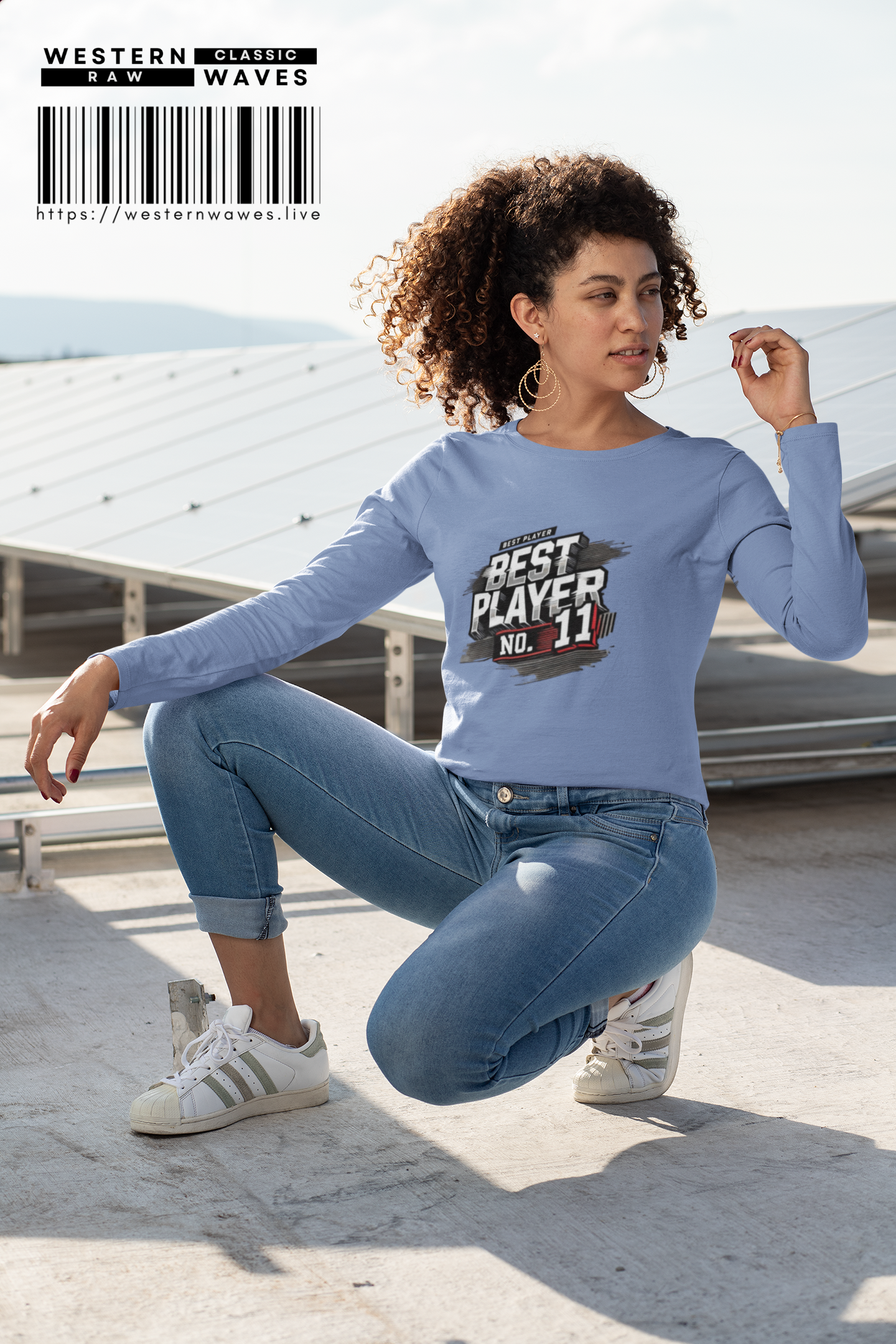Unisex Midweight Softstyle Fleece Crewneck Sweatshirt_ N2+ Series USMWSSFCNSS PT2WW011_ Limited Edition Stylish Eco-conscious Raw Classic by WesternWaves:
