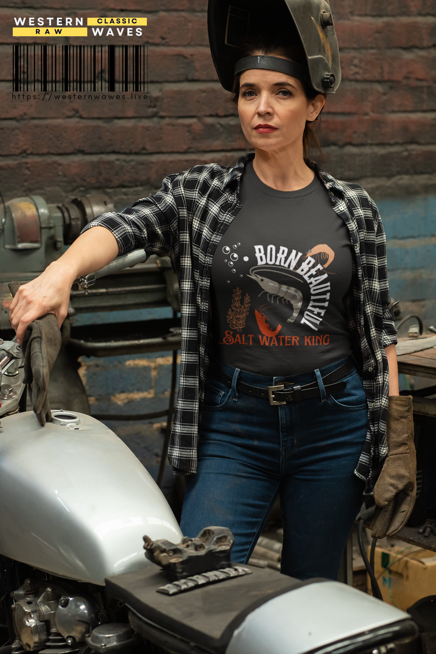 Unisex Classic Tee_ N2+ Series USCT PT2WW004_ Limited Edition Timeless Comfort & Effortless Style by WesternWaves: