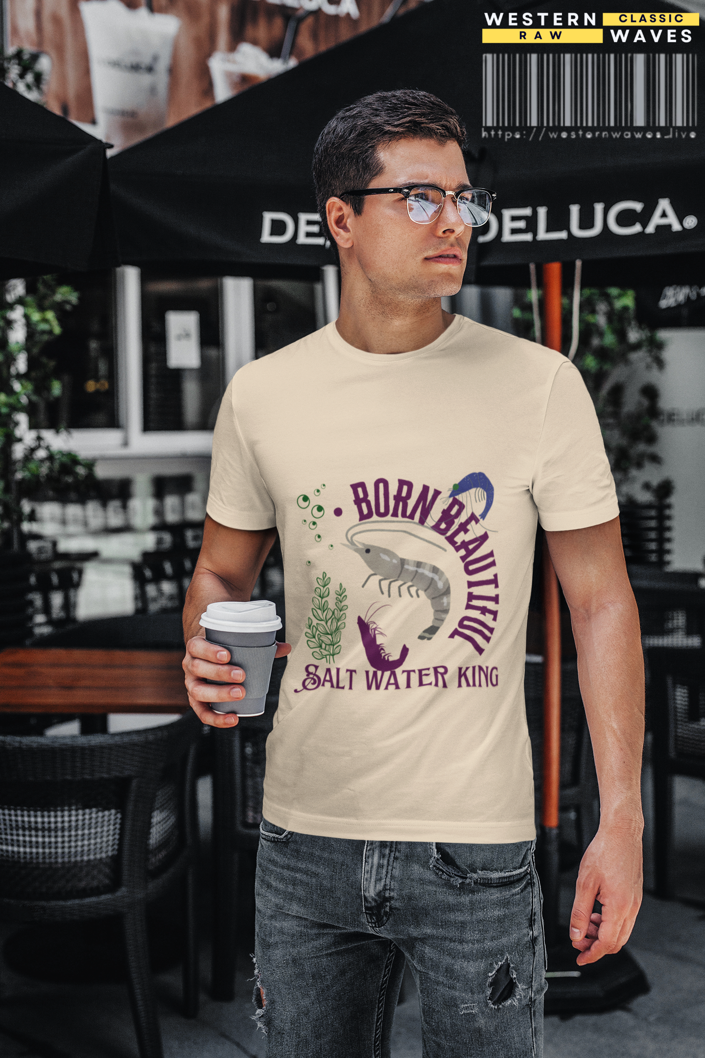 Unisex Classic Tee_ N2+ Series USCT PT2WW004_ Limited Edition Timeless Comfort & Effortless Style by WesternWaves: