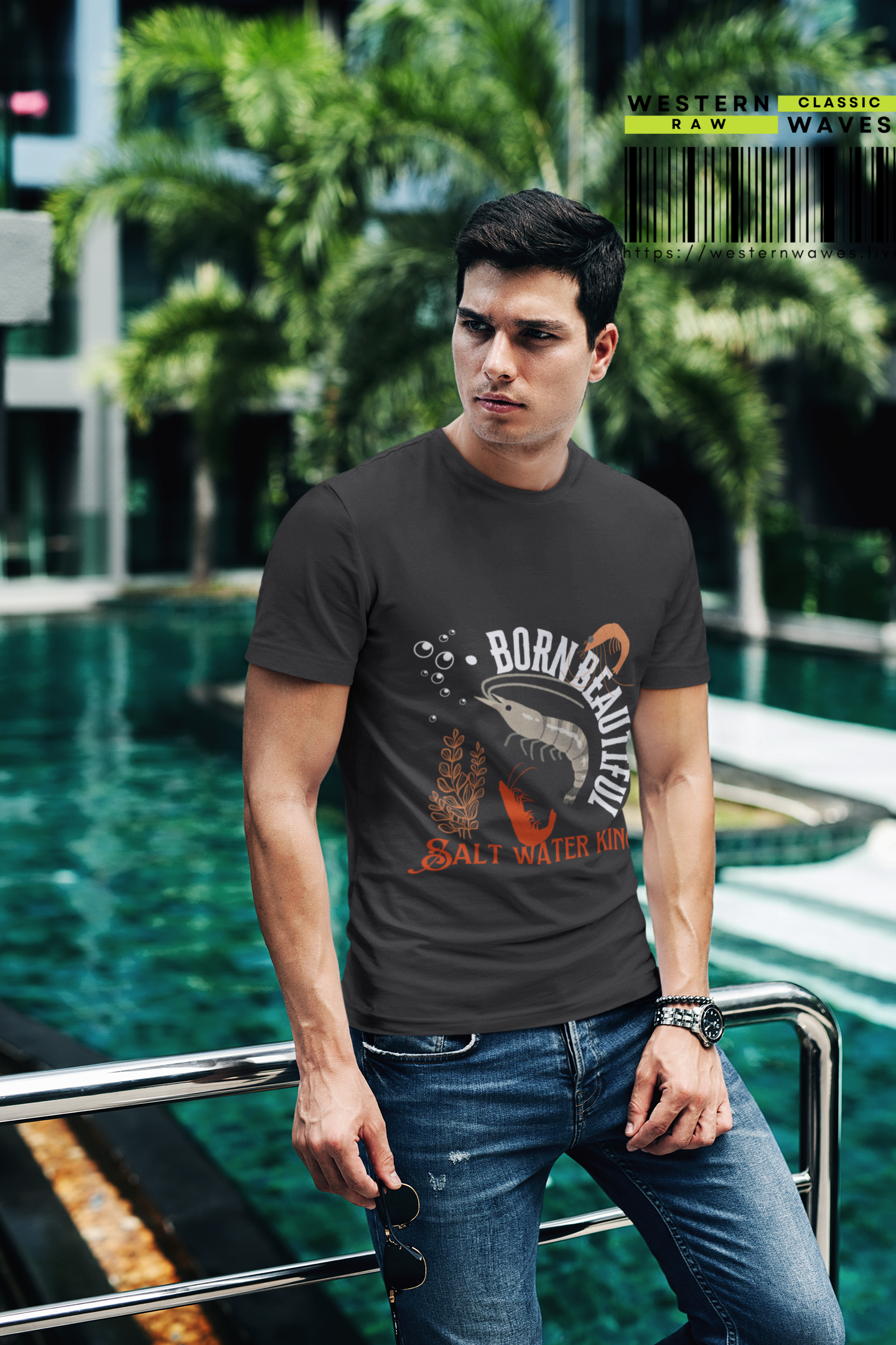 Unisex Classic Tee_ N2+ Series USCT PT2WW004_ Limited Edition Timeless Comfort & Effortless Style by WesternWaves: