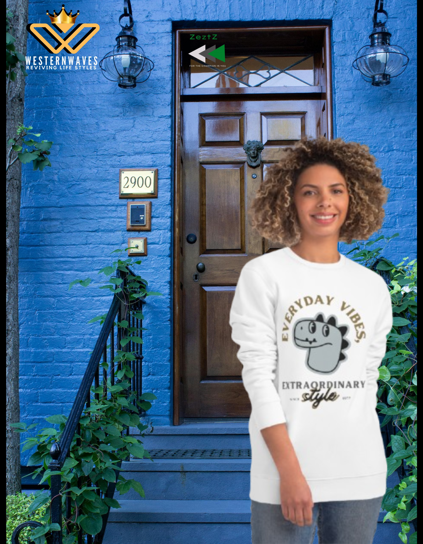 Unisex Changer Sweatshirt_ N+ Series USCSS PT2WW002_ Limited Edition Organic Comfort by WesternWaves: