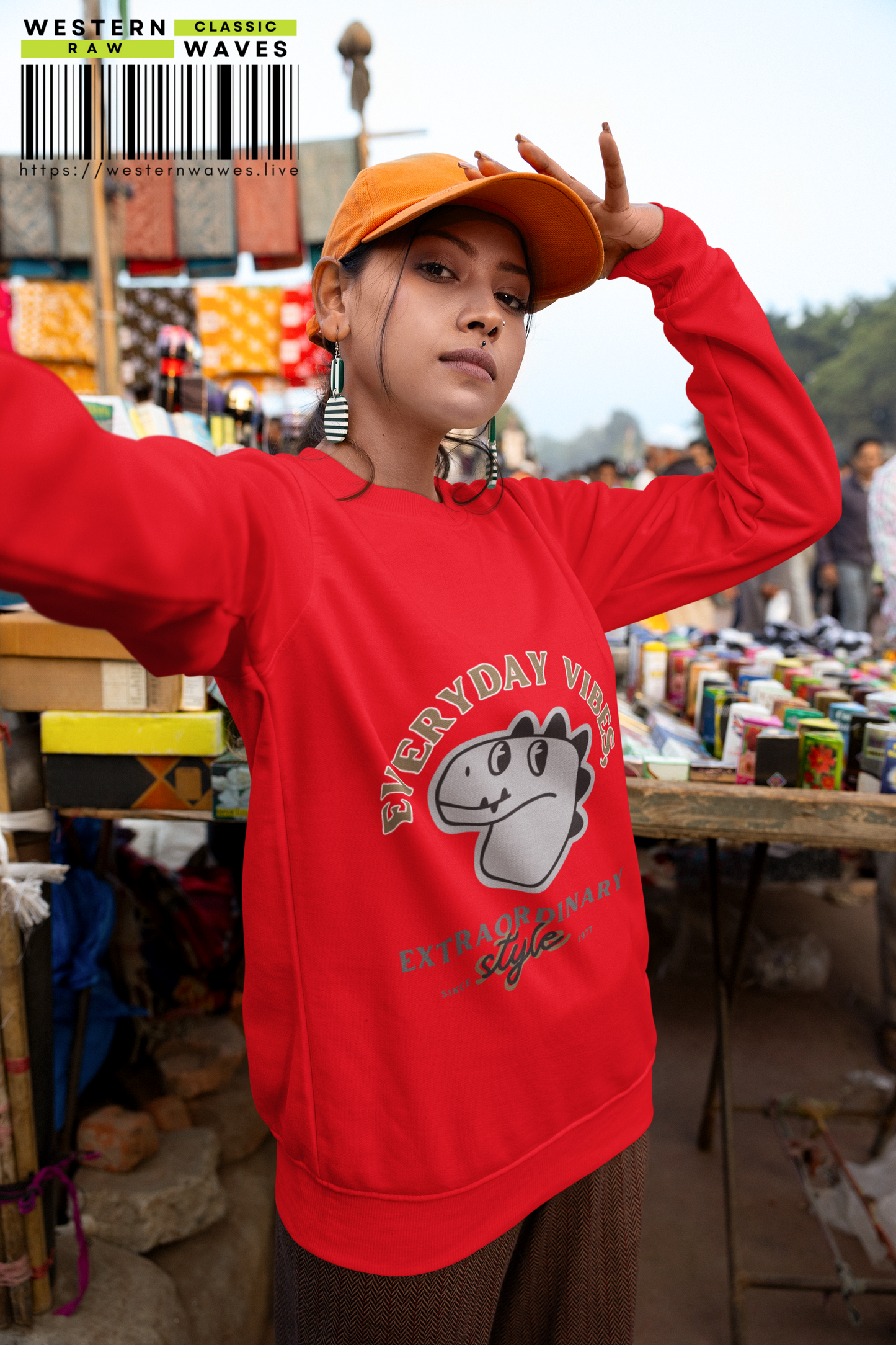 Unisex Changer Sweatshirt_ N+ Series USCSS PT2WW002_ Limited Edition Organic Comfort by WesternWaves: