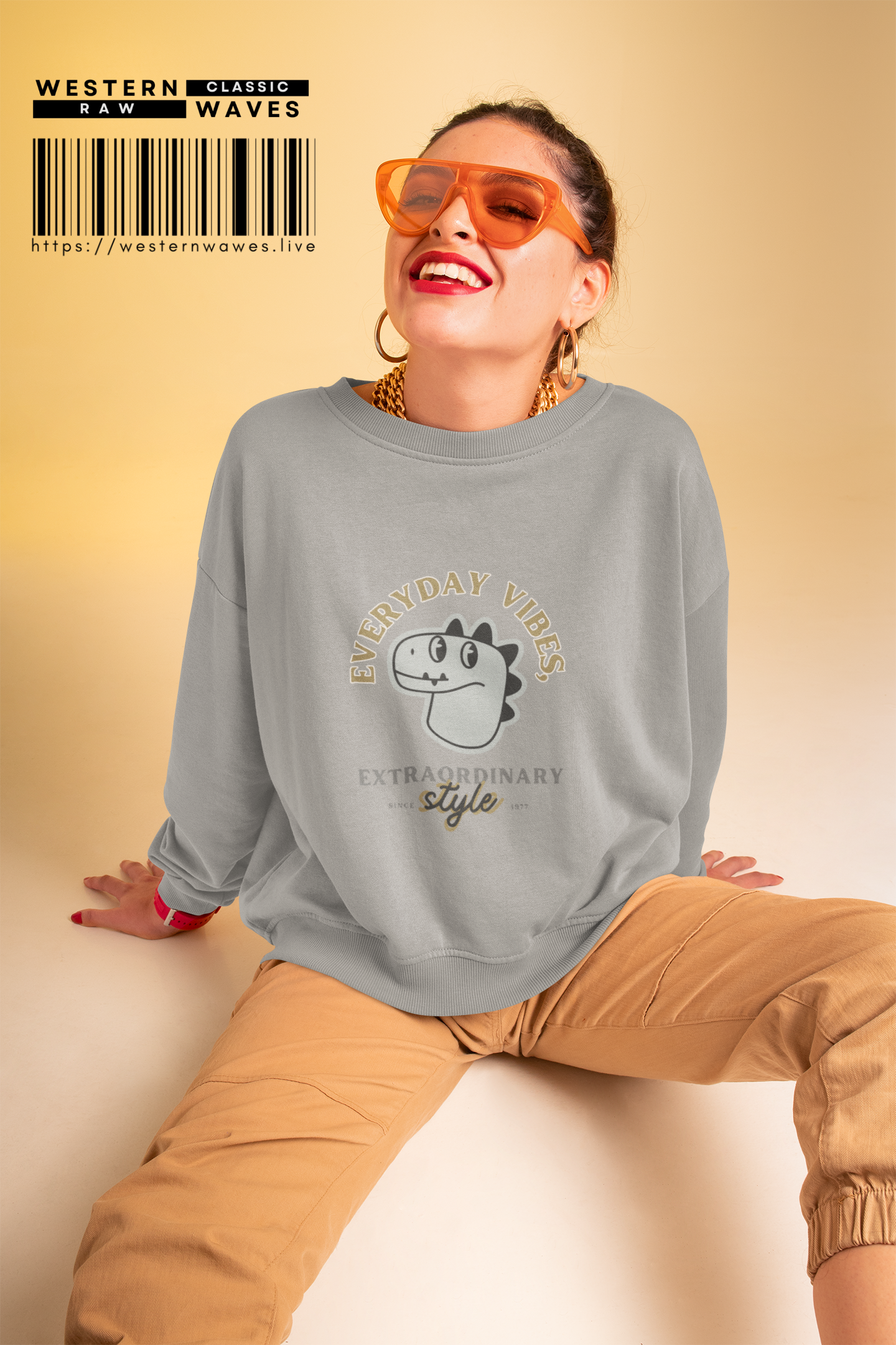 Unisex Changer Sweatshirt_ N+ Series USCSS PT2WW002_ Limited Edition Organic Comfort by WesternWaves: