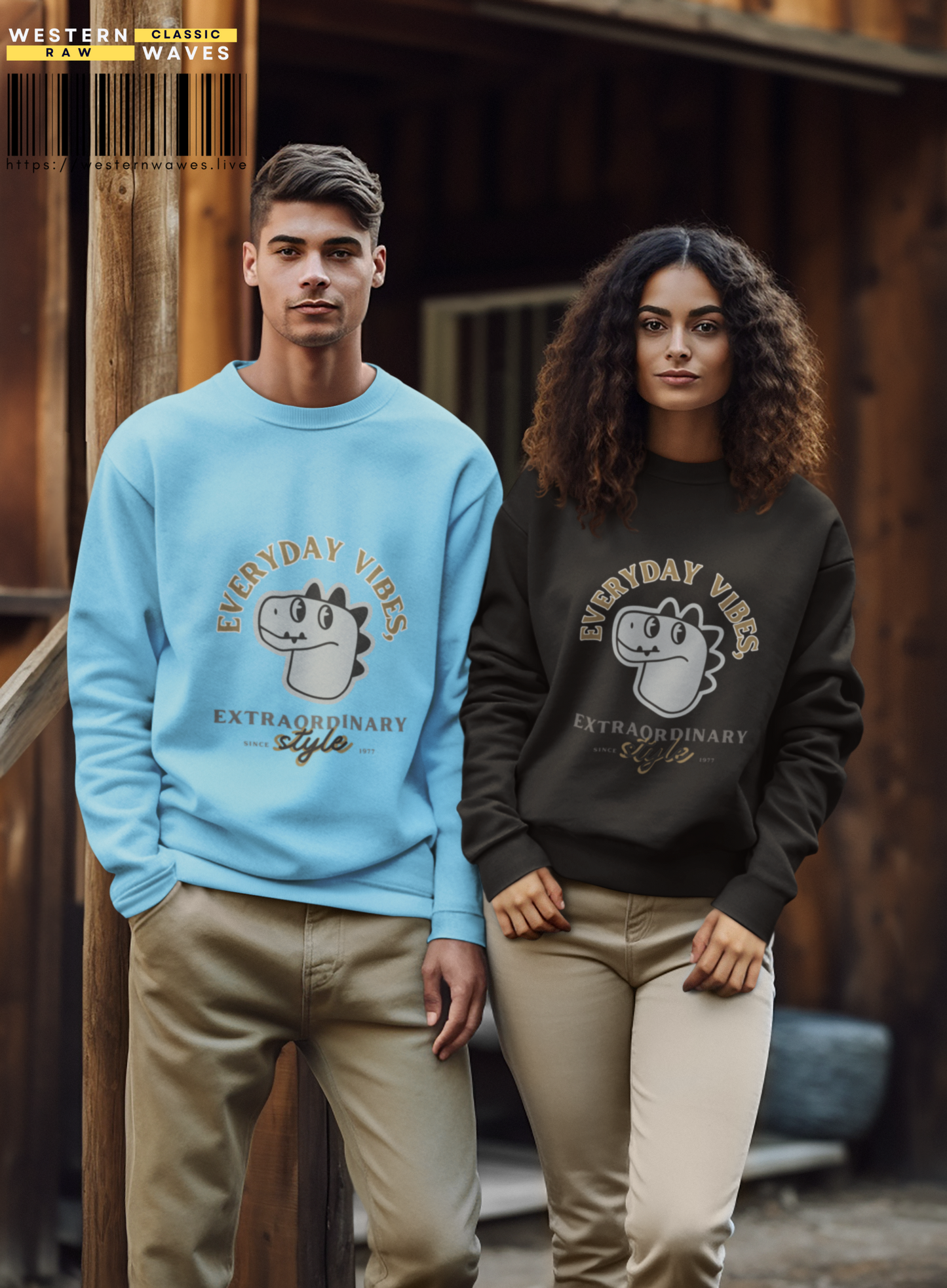 Unisex Changer Sweatshirt_ N+ Series USCSS PT2WW002_ Limited Edition Organic Comfort by WesternWaves: