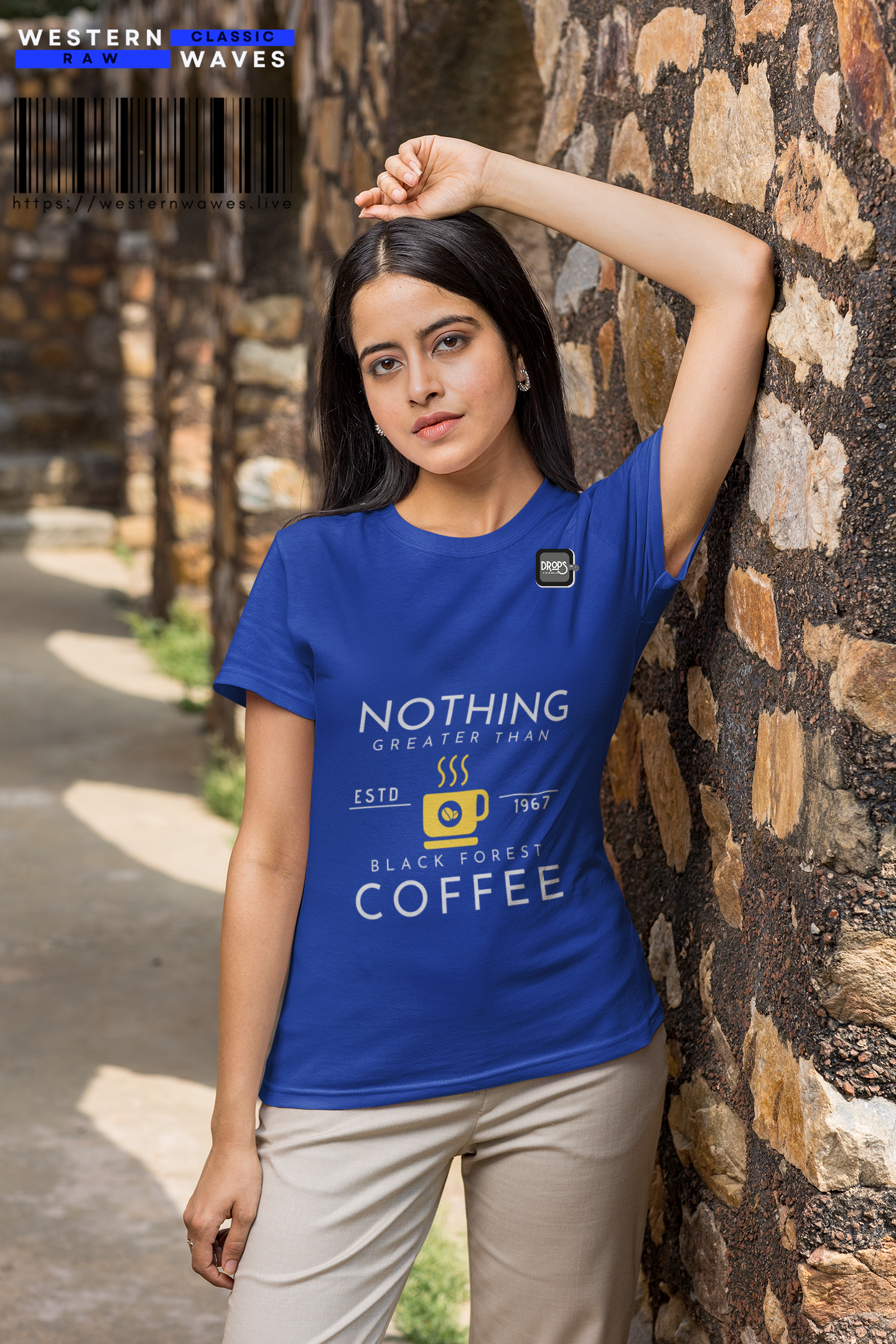 Unisex Ultra Cotton Tee_ Classic Comfort Unleashed_ N2+ Series USUCTEE PT2WW006_ Limited Edition Maximum Comfort & Style by WesternWaves:
