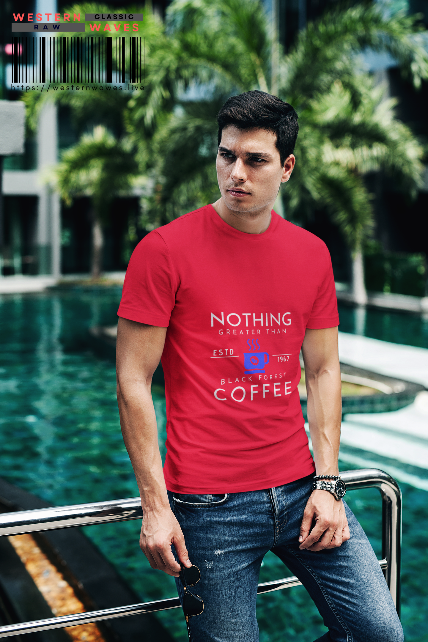 Unisex Ultra Cotton Tee_ Classic Comfort Unleashed_ N2+ Series USUCTEE PT2WW006_ Limited Edition Maximum Comfort & Style by WesternWaves: