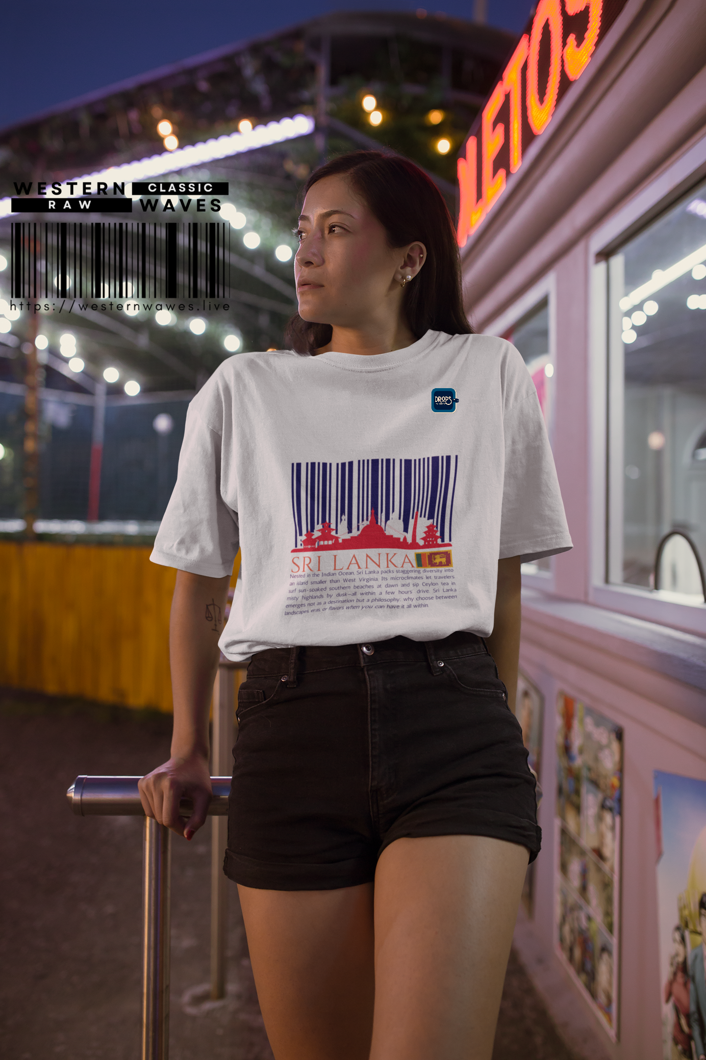 Unisex Oversized Tee_ N6+ Series USOSTEE PT2WW001_ Limited Edition by WesternWaves: