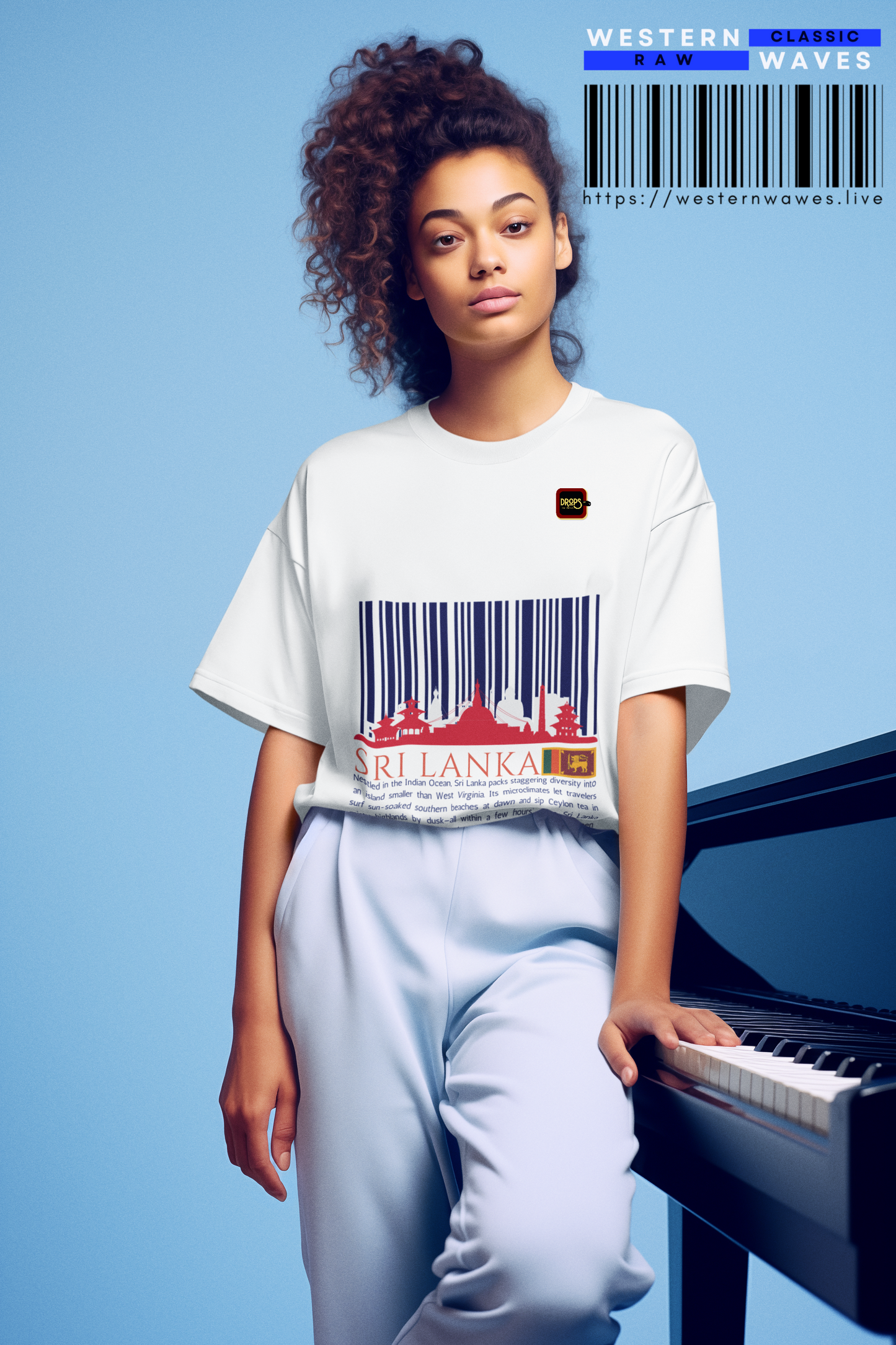 Unisex Oversized Tee_ N6+ Series USOSTEE PT2WW001_ Limited Edition by WesternWaves: