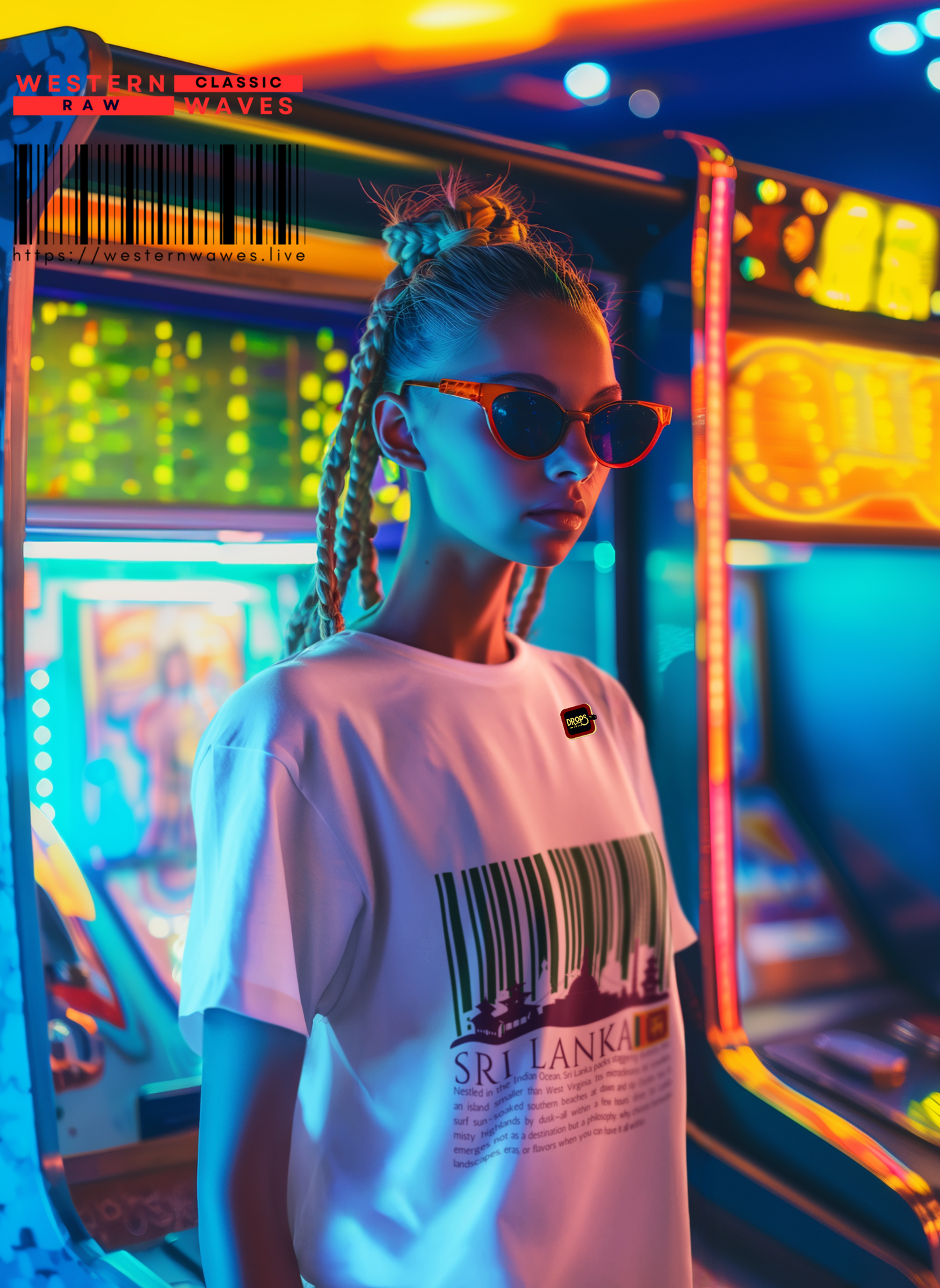 Unisex Oversized Tee_ N6+ Series USOSTEE PT2WW001_ Limited Edition by WesternWaves: