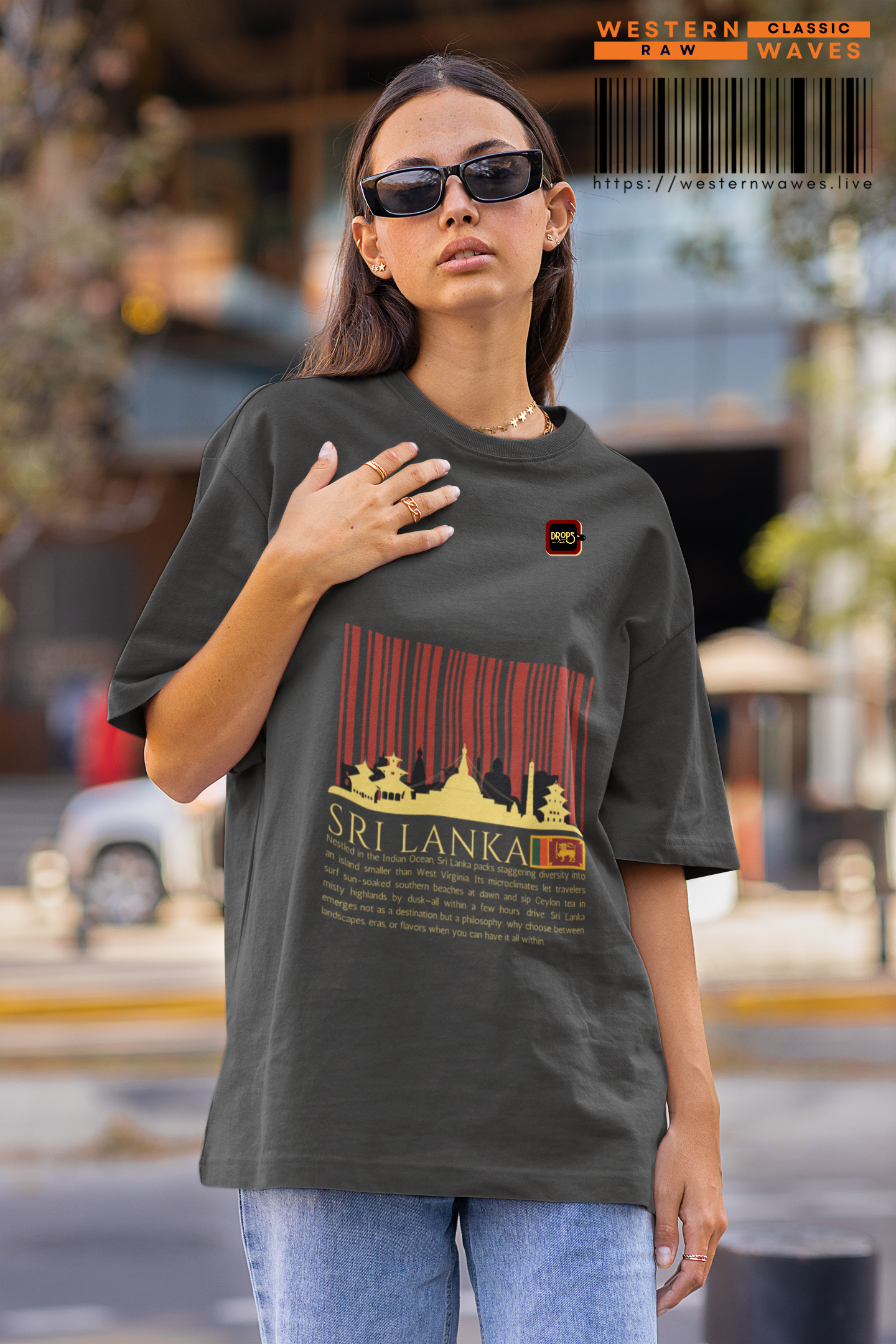 Unisex Oversized Tee_ N6+ Series USOSTEE PT2WW001_ Limited Edition by WesternWaves: