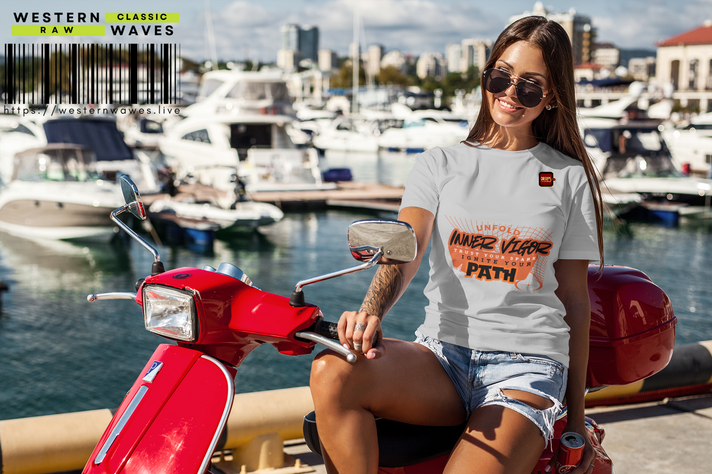 Inspirational Unisex Ultra Cotton Tee_ N6+ Series IPUSUCTEE PT2WW001_ Limited Edition by WesternWaves: