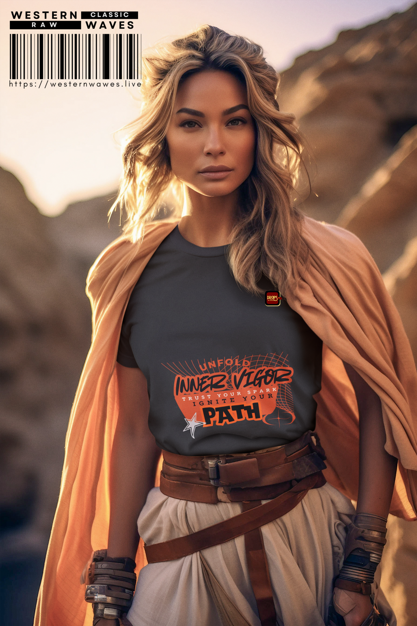 Inspirational Unisex Ultra Cotton Tee_ N6+ Series IPUSUCTEE PT2WW001_ Limited Edition by WesternWaves: