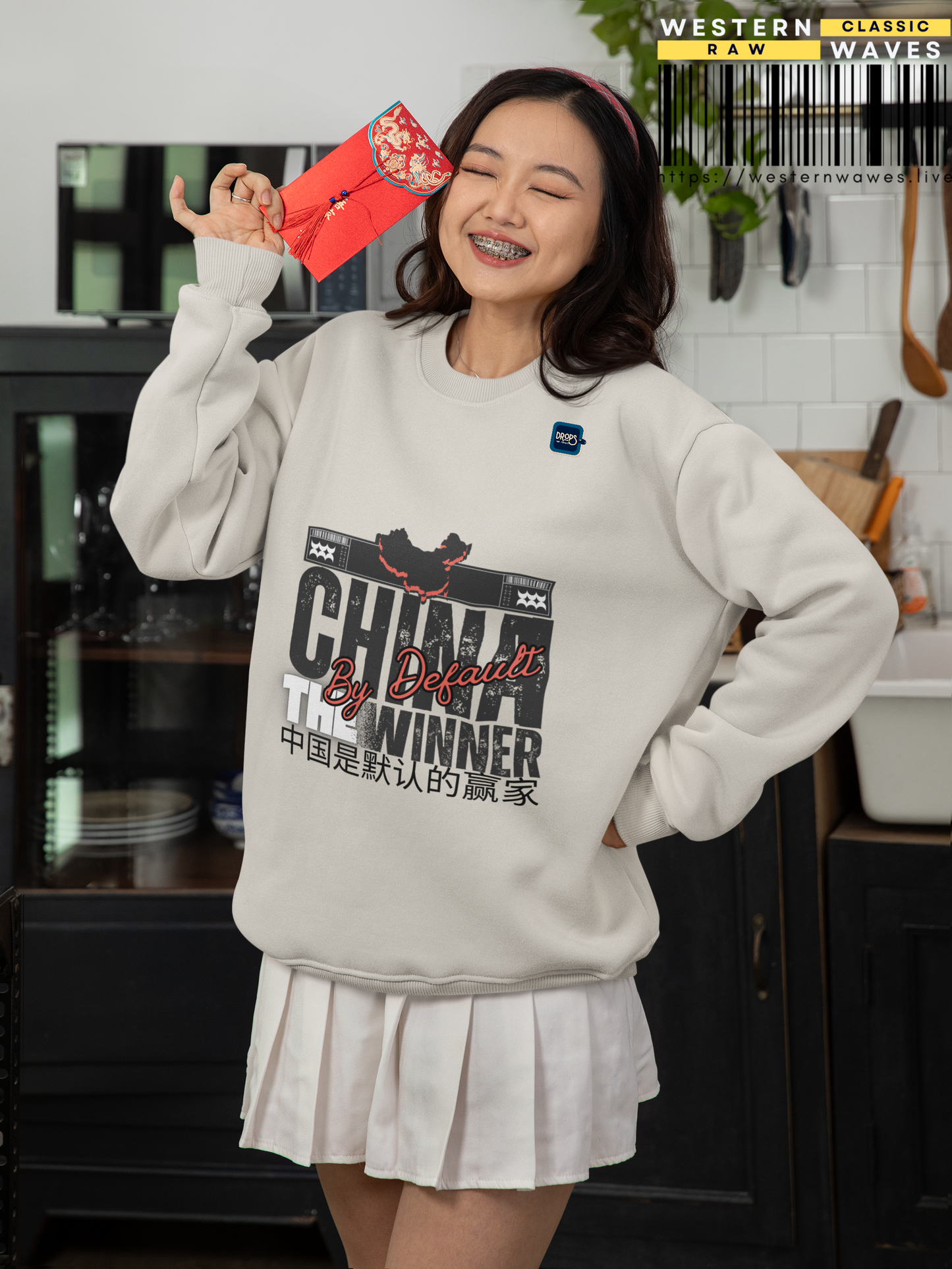 Champion Sweatshirt_ N7+ Series CSS PT2WW001_ China The Winner By Default_ Limited Edition by WesternWaves: