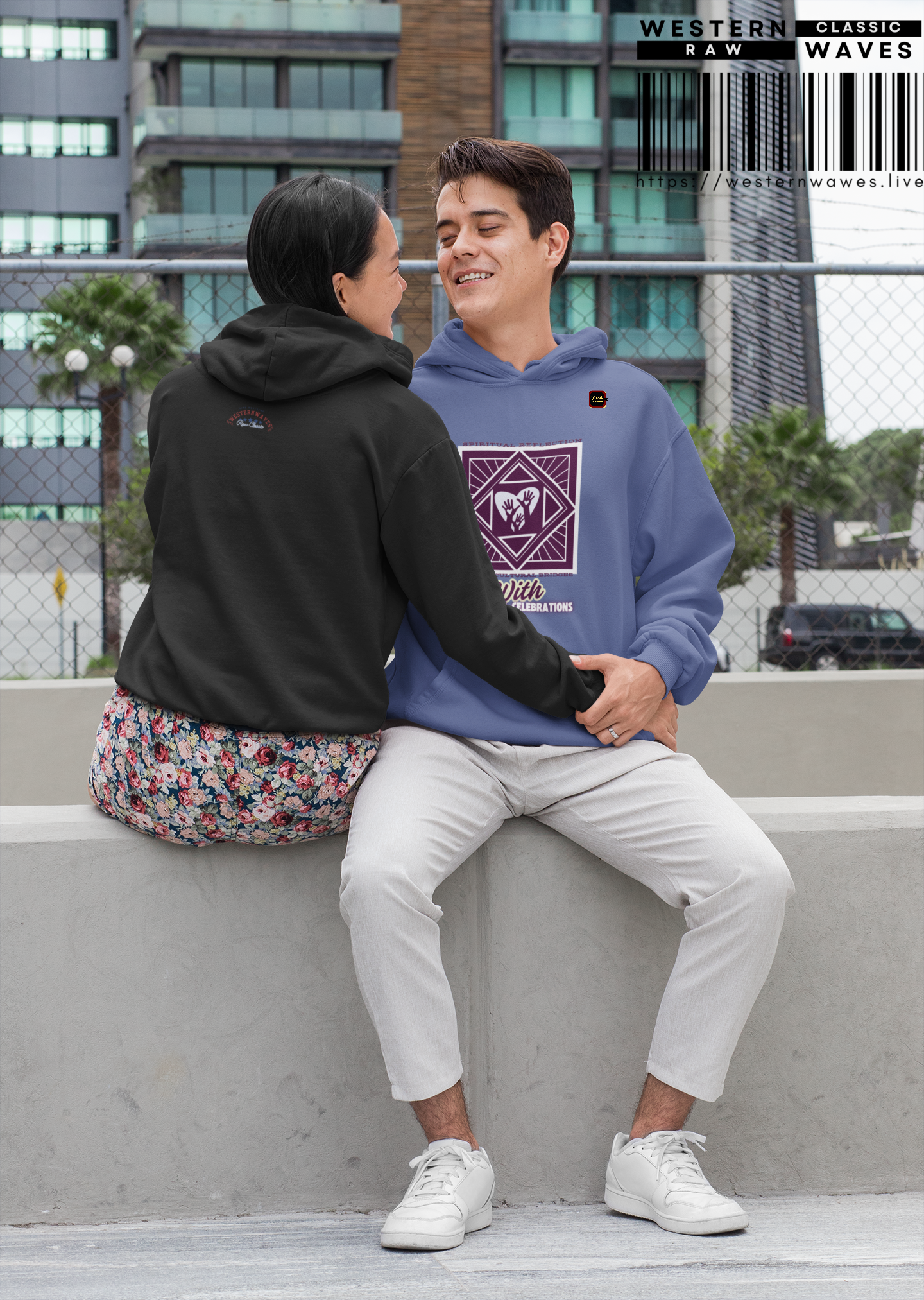 Unisex Lightweight Hooded Sweatshirt – N2+ Series USLWHSS PT2WW023_ Limited Edition Crafted Comfort by WesternWaves: