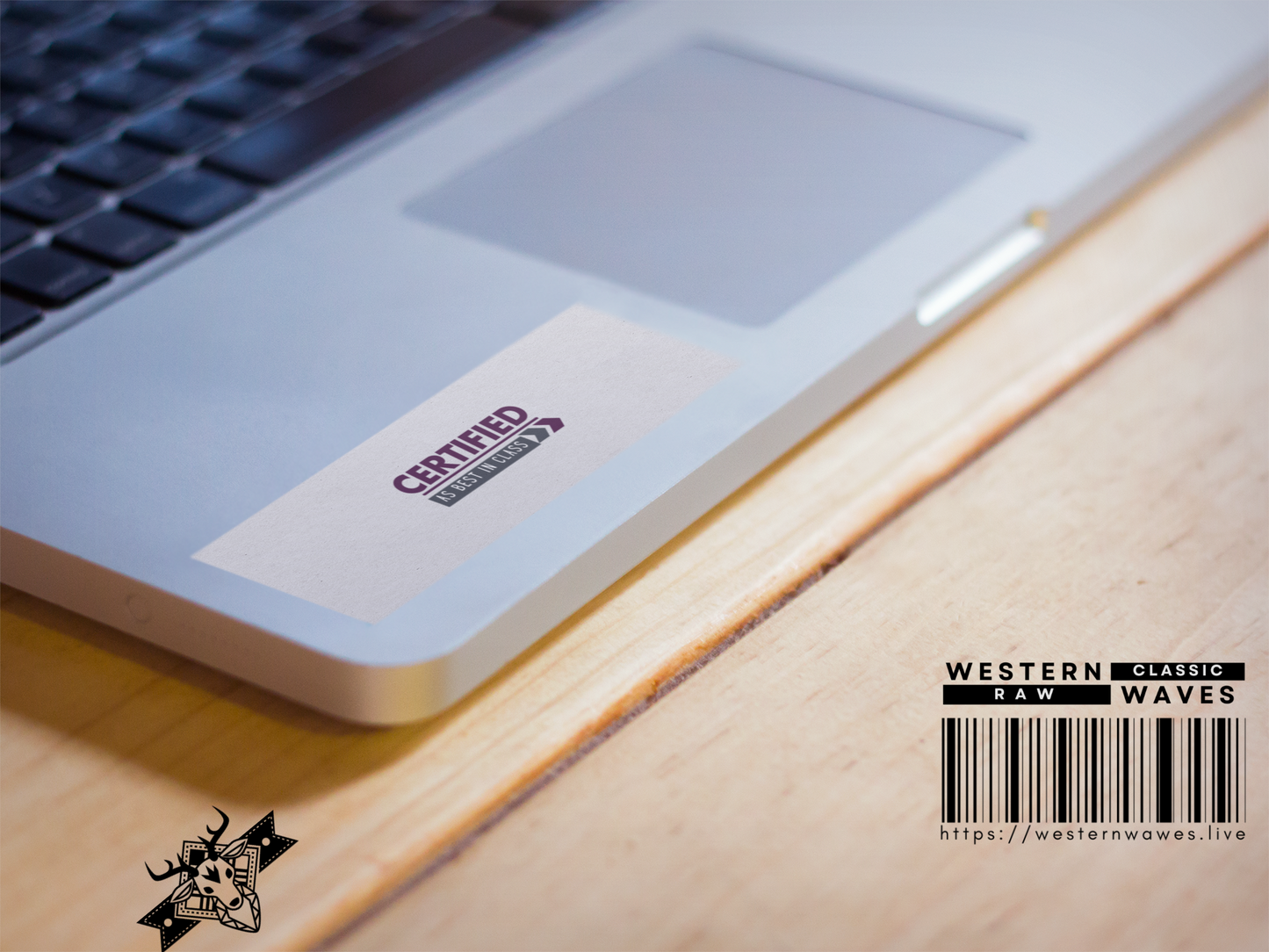 Die-Cut Stickers_ N7+ Series DCSTICKERS PT2WW001_ Perfect for Laptops & Water Bottles Etc._ Limited Edition by WesternWaves: