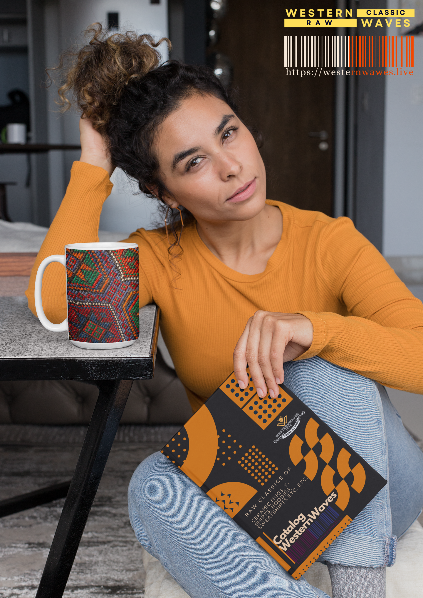 Ceramic Coffee Mug 11oz & 15oz_ N7+ Series CCMUG11&15OZ_ Limited Edition Colourful Ceramic Mug for Home & Office by WesternWaves: