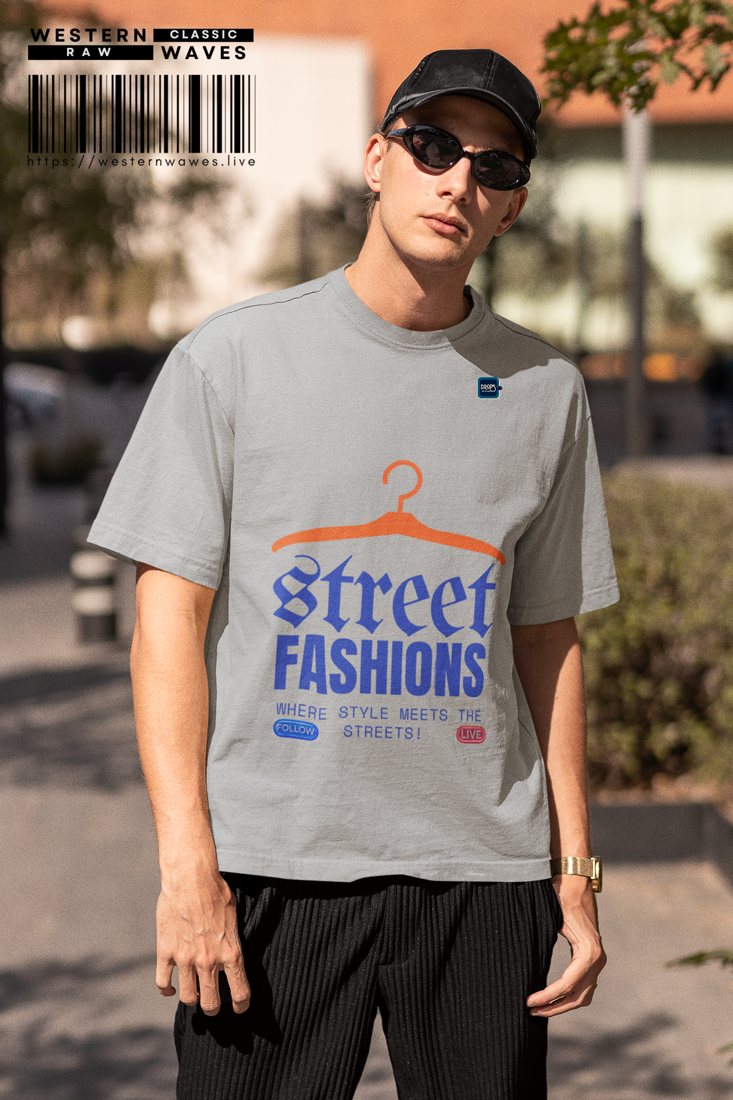 Unisex Oversized Tee_ N6+ Series USOSTEE PT2WW003_ Limited Edition by WesternWaves:
