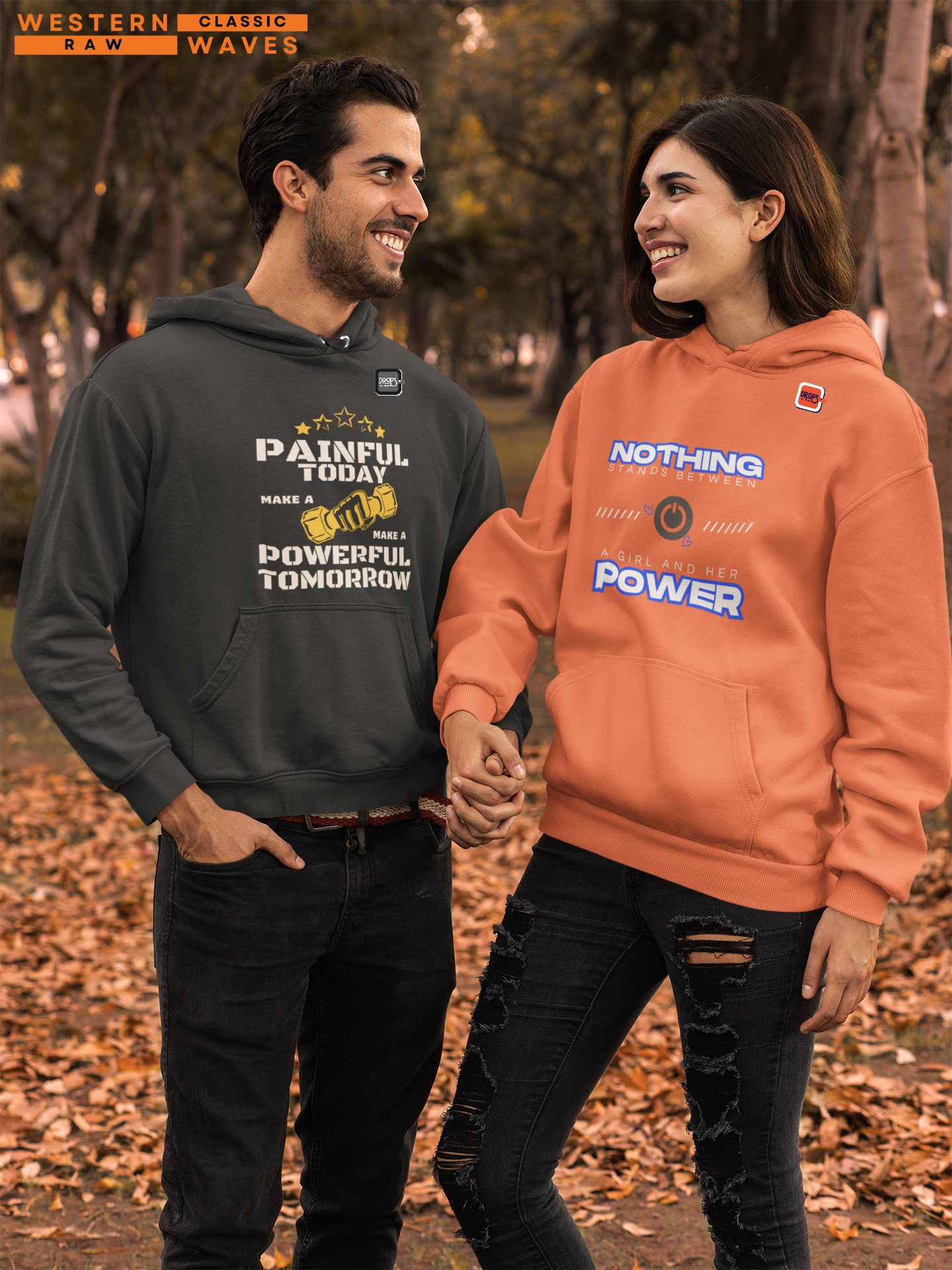 Men's Organic Hoodie_ N7+ Series MOHOODIE PT2WW001_ Limited Edition Powerful Tomorrow by WesternWaves: