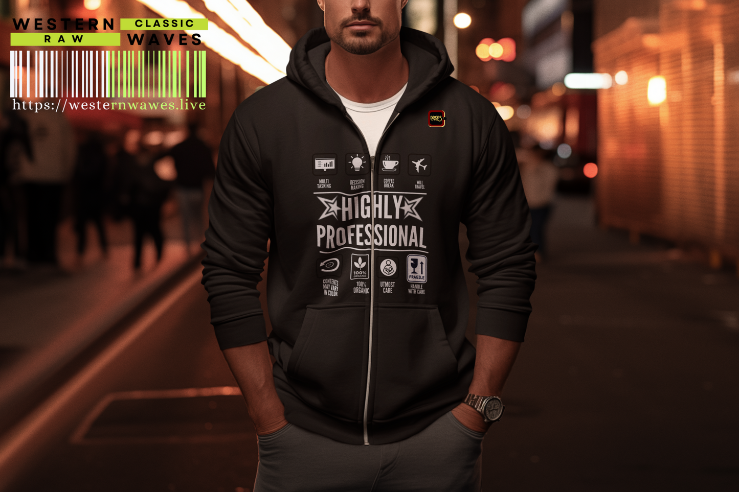 Unisex Heavy Blend™ Full Zip Hooded Sweatshirt_ N7+ Serties USHBFZHSS PT2WW001_ Limited Edition by WesternWaves:
