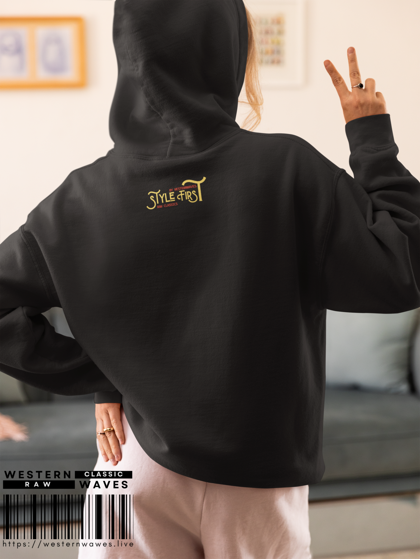 Unisex Full Zip Hoodie_ N7+ Series USFZHOODIE PT2WW003_ Limited Edition Trendy Vibes by WesternWaves: