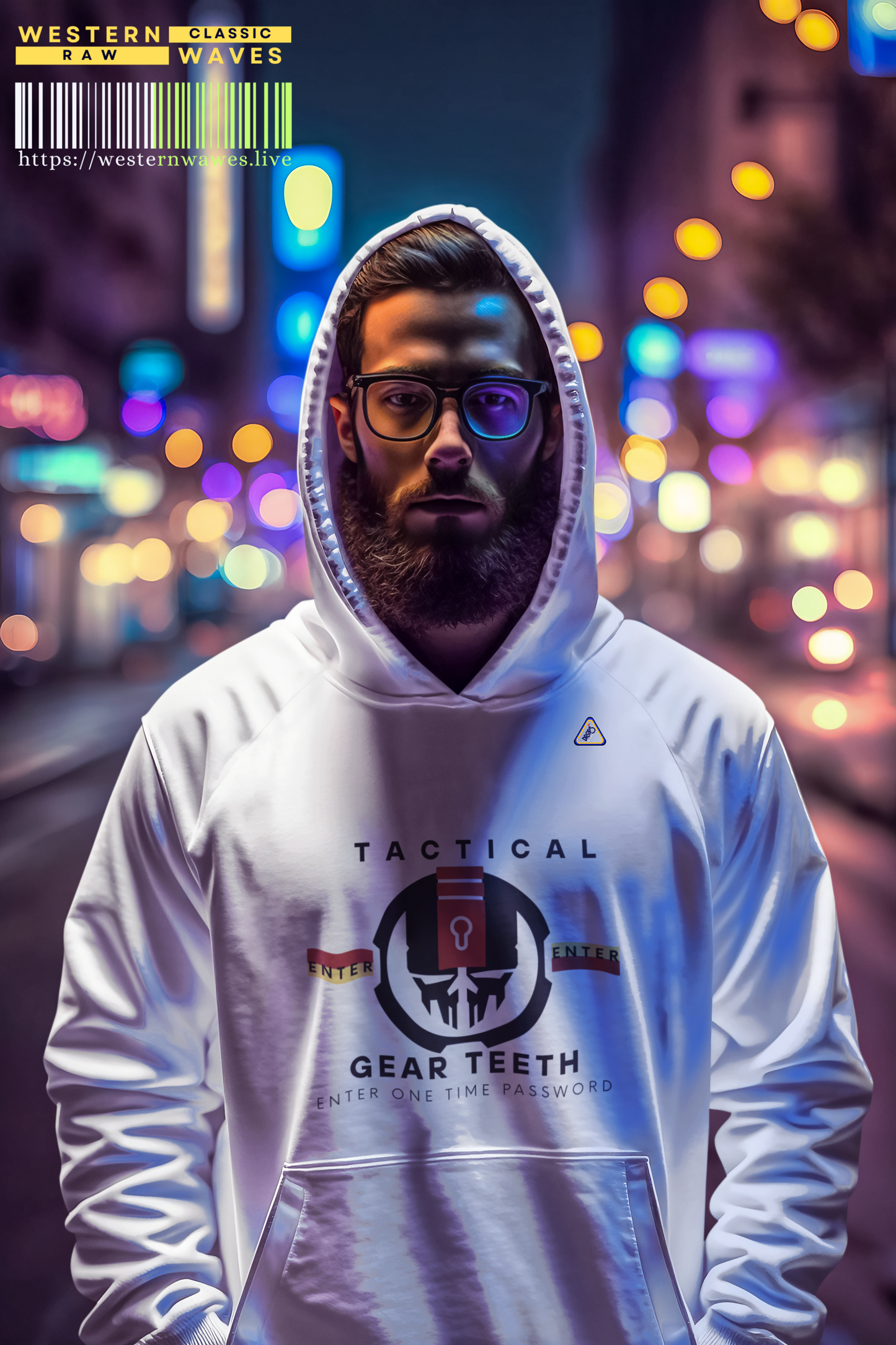 Unisex Lightweight Hooded Sweatshirt – N2+ Series USLWHSS PT2WW025_ Limited Edition Crafted Comfort by WesternWaves: