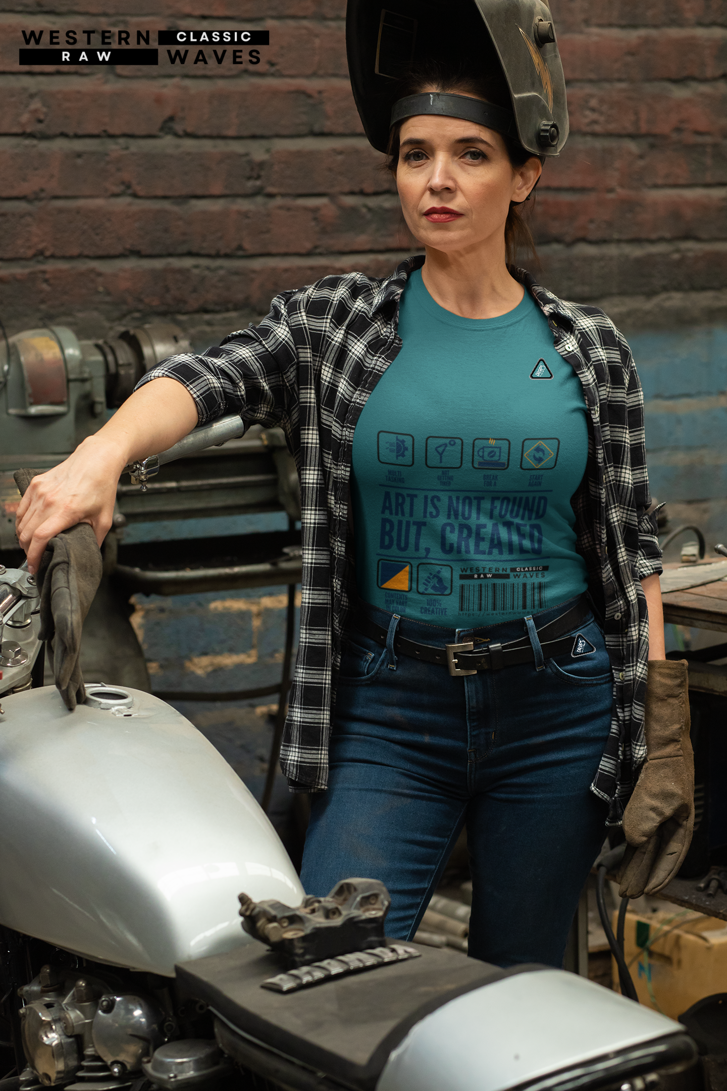 Unisex Garment-Dyed T-shirt_ N7* Series USGDTS PT2WW003_ Comfort Colors 1717_ Limited Edition Fusion of Style, Comfort & Sustainability by WesternWawes: