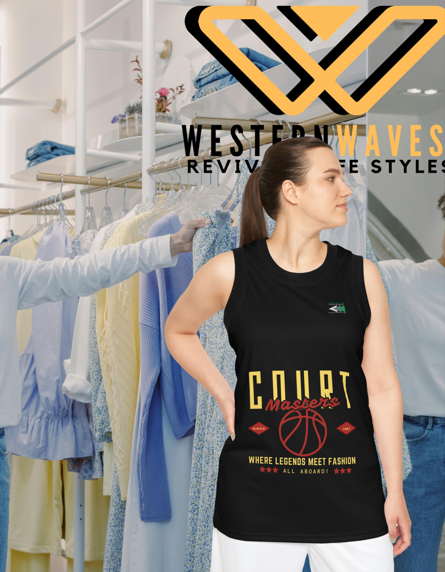 Unisex Basketball Jersey (AOP)_ N3* Series SPW USBBJ PT2WW006_ Limited Edition Urban Swish Basketball Jersey, Under ‘Zeztz’ Brand Sports Elementz by WesternWaves: