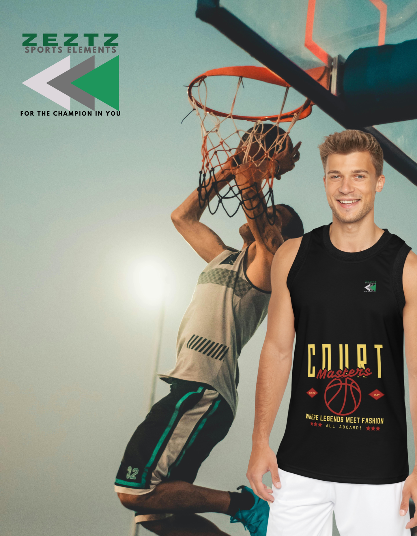 Unisex Basketball Jersey (AOP)_ N3* Series SPW USBBJ PT2WW006_ Limited Edition Urban Swish Basketball Jersey, Under ‘Zeztz’ Brand Sports Elementz by WesternWaves: