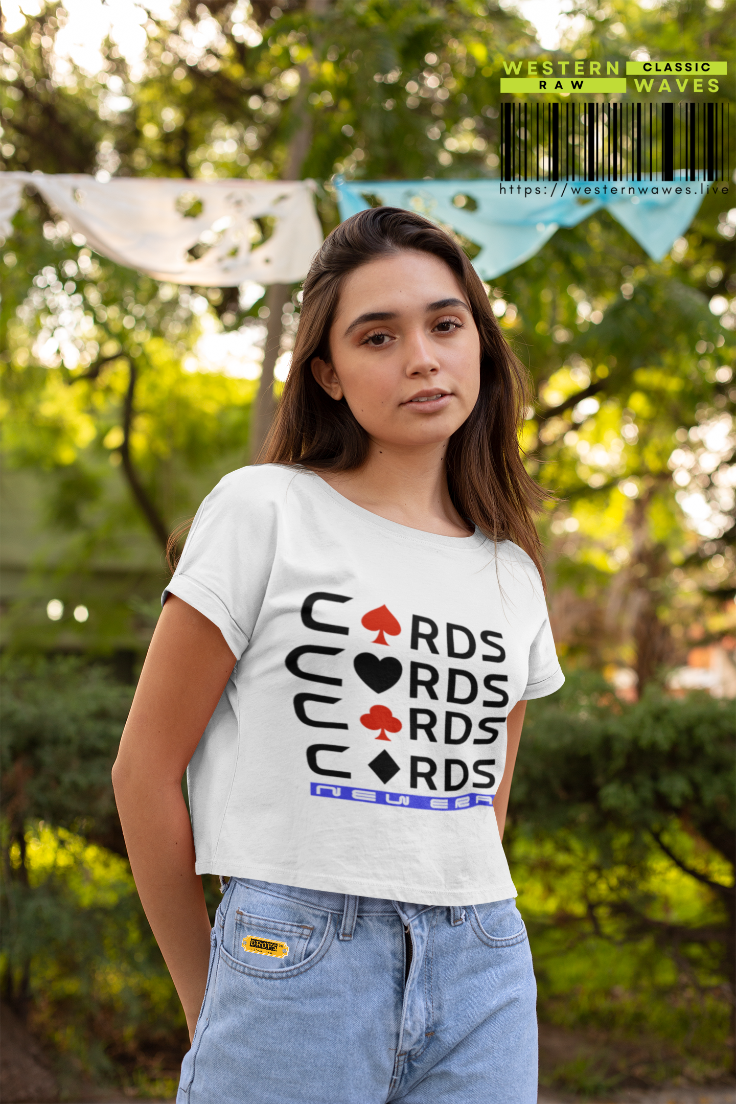 Cropped T-Shirt_ Champion Women's Heritage _ N2 Series CWHCTS PT2WW002_Limited Edition by WesternWaves: