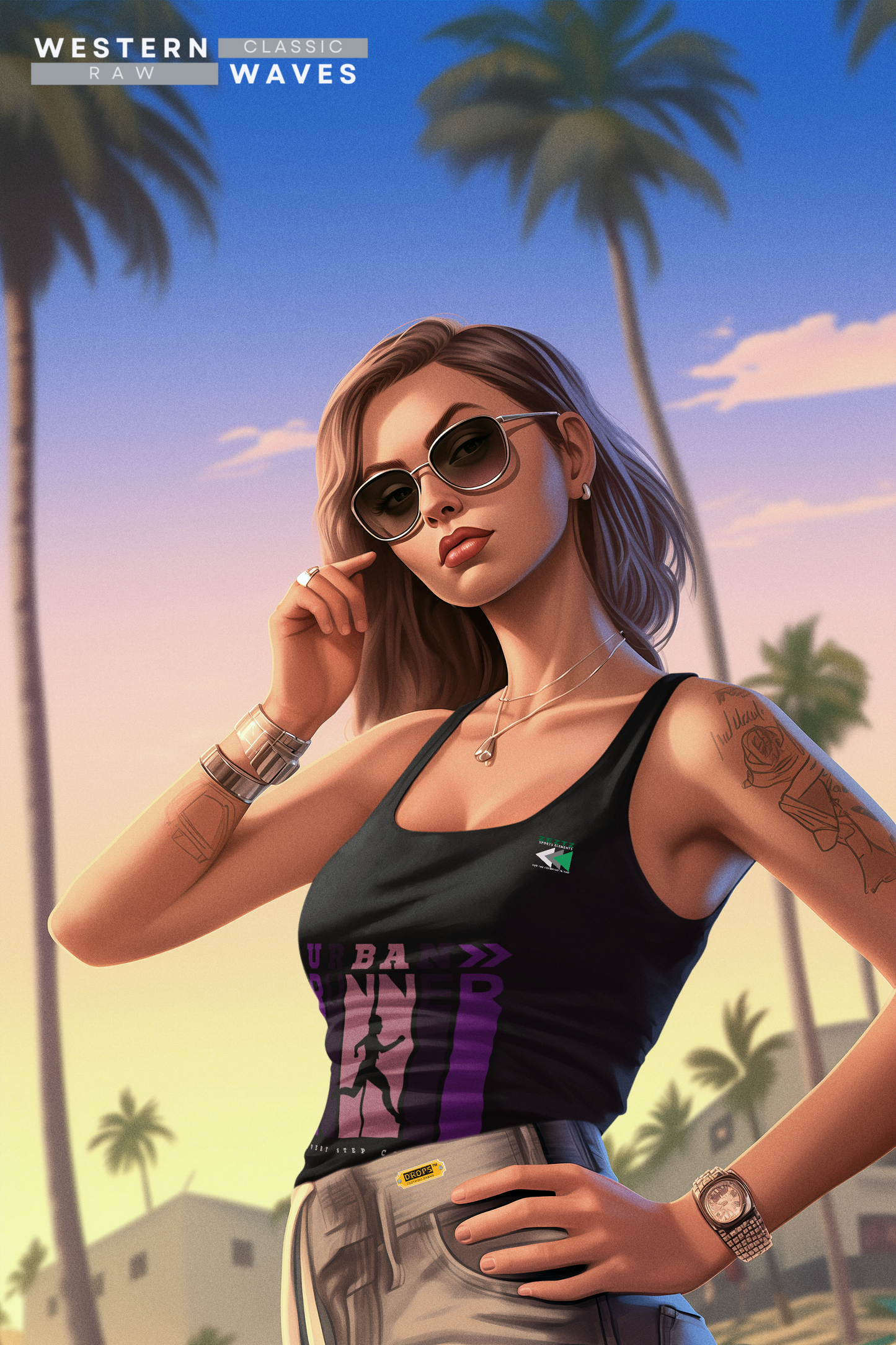 Unisex Garment-Dyed Tank Top_ 27 June 2025_ Limited Edition Summer Sports Apparel by WesternWaves: