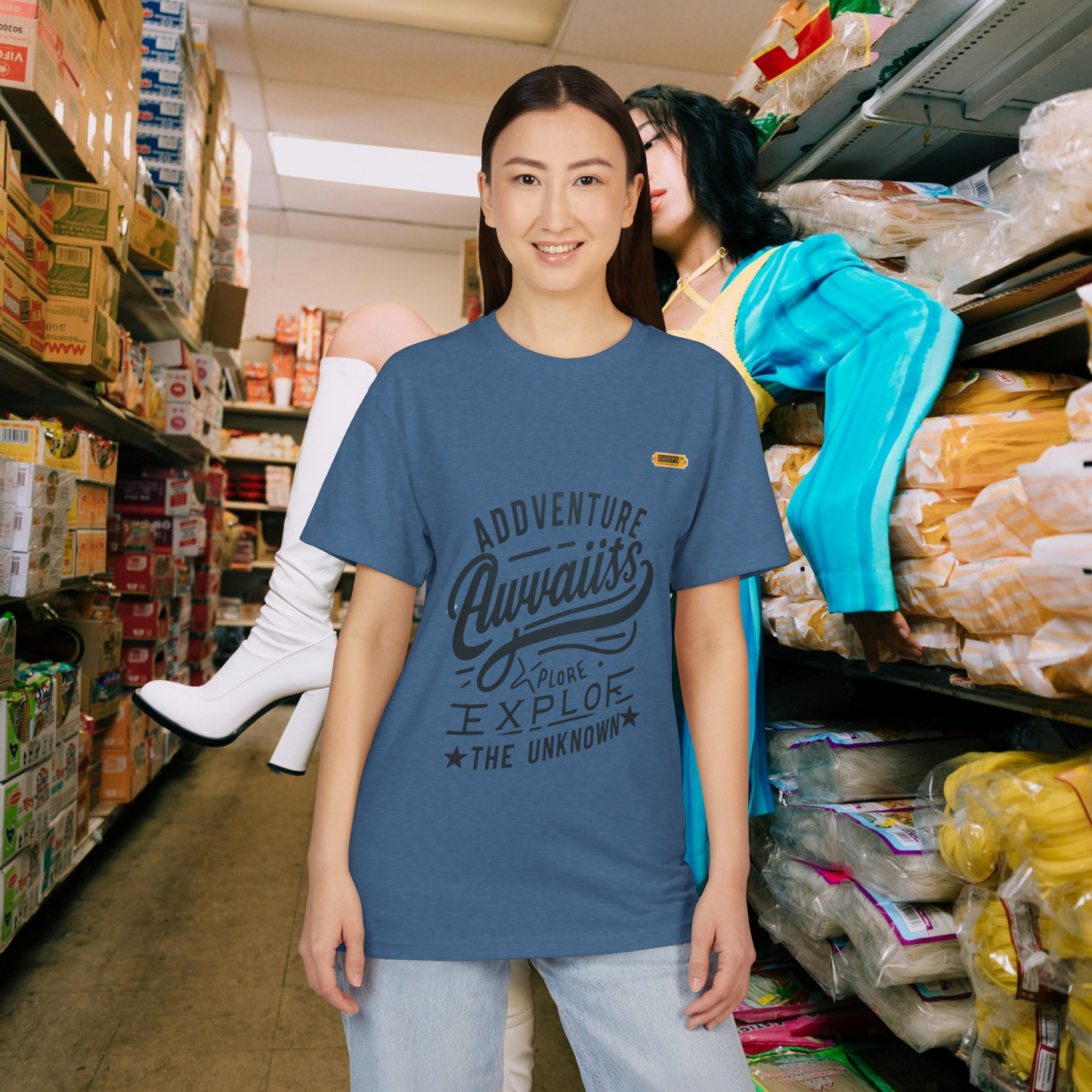 Unisex Suede T-Shirt_ N8* Series USSTSHIRT PT2WW002_ Limited Edition Casual Elegance by WesternWaves: